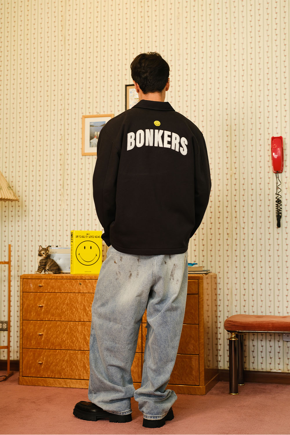 Smiley Originals X Bonkers Collared Shacket - BonkersCorner