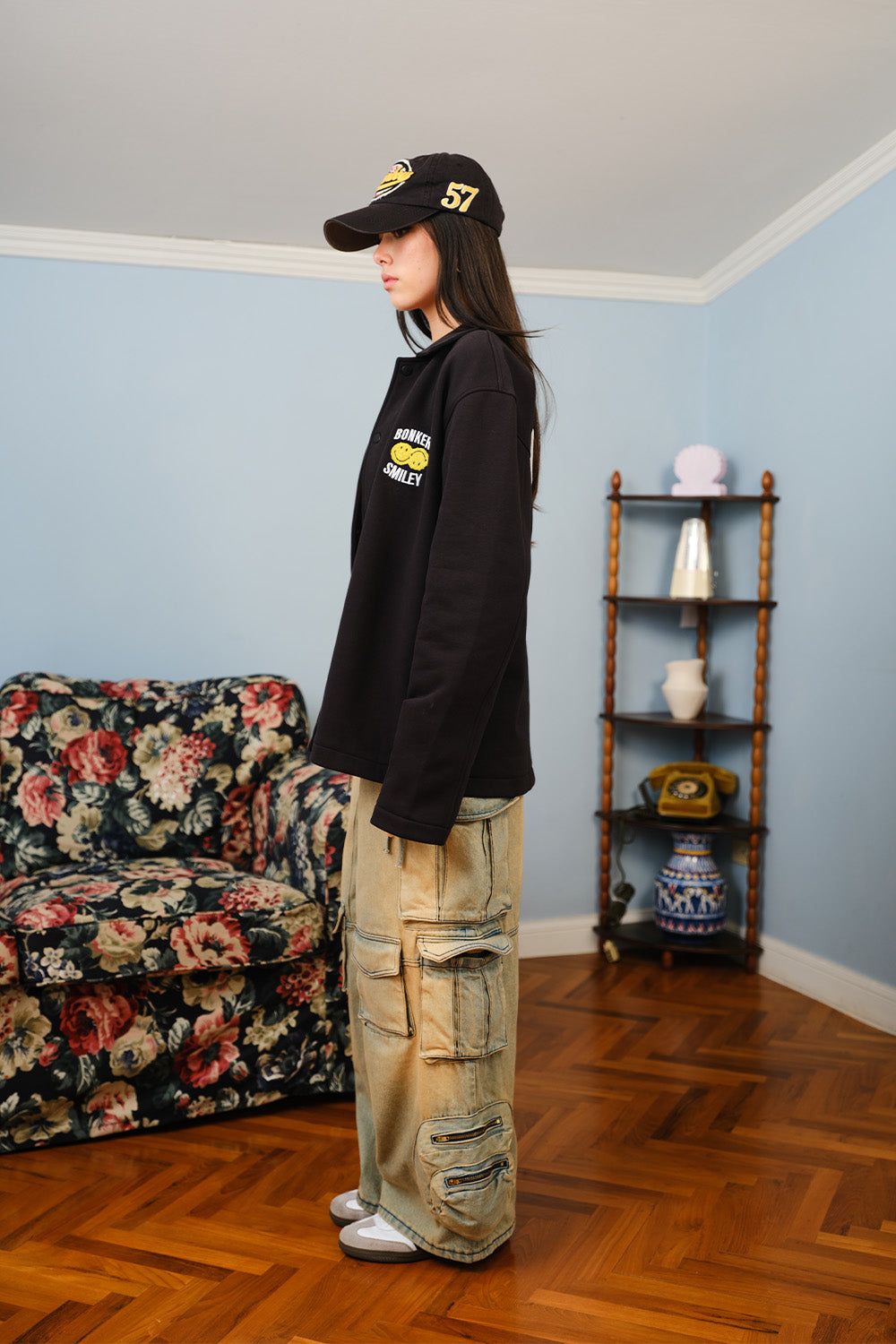 Smiley Originals X Bonkers Collared Shacket - BonkersCorner