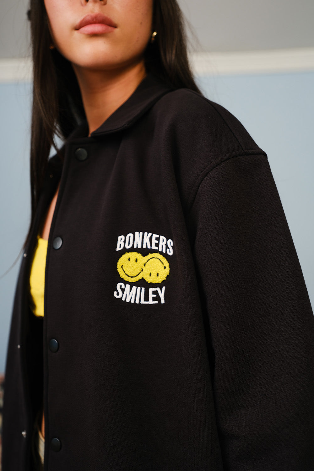 Smiley Originals X Bonkers Collared Shacket - BonkersCorner