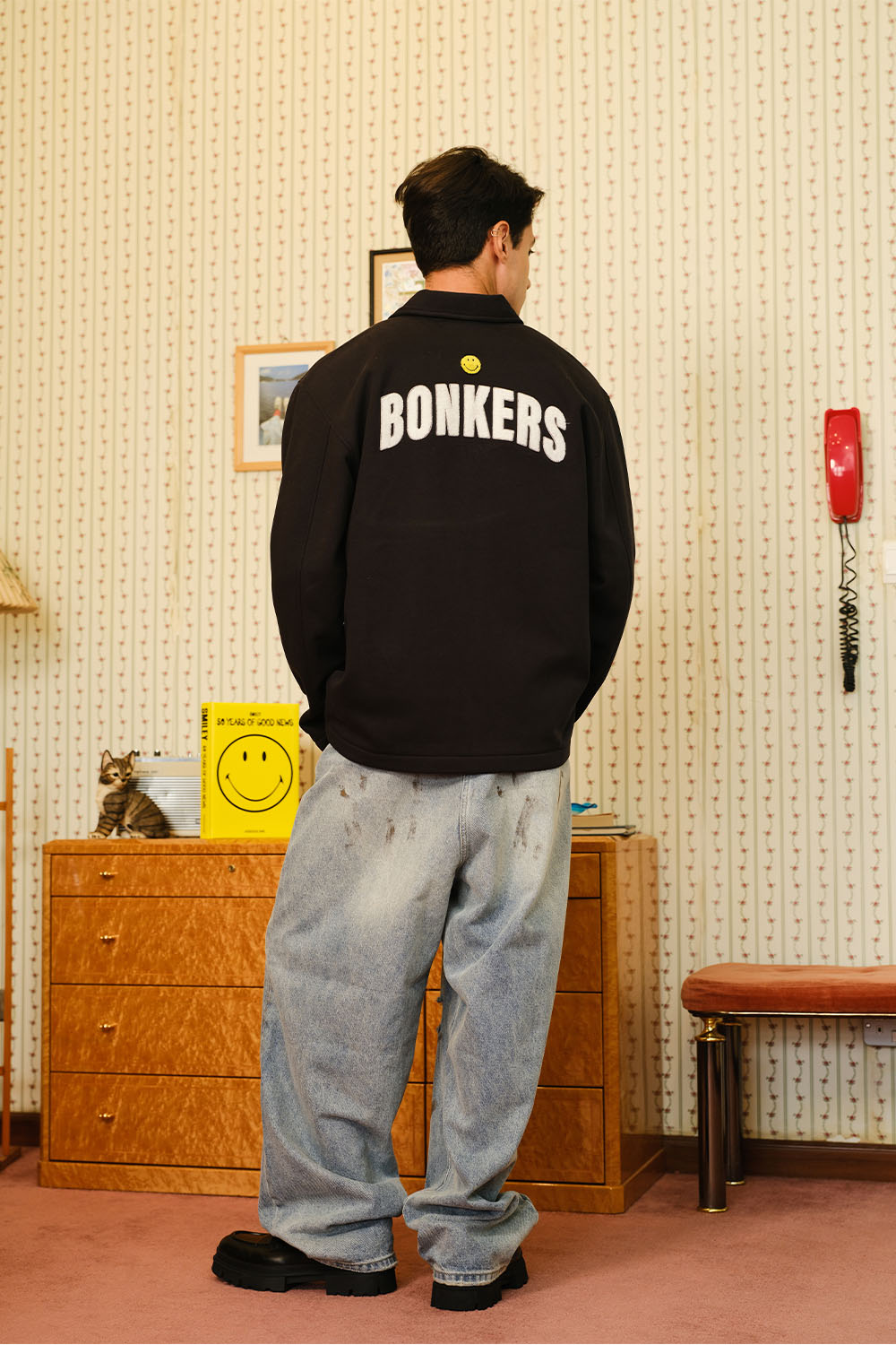 Smiley Originals X Bonkers Collared Shacket - BonkersCorner