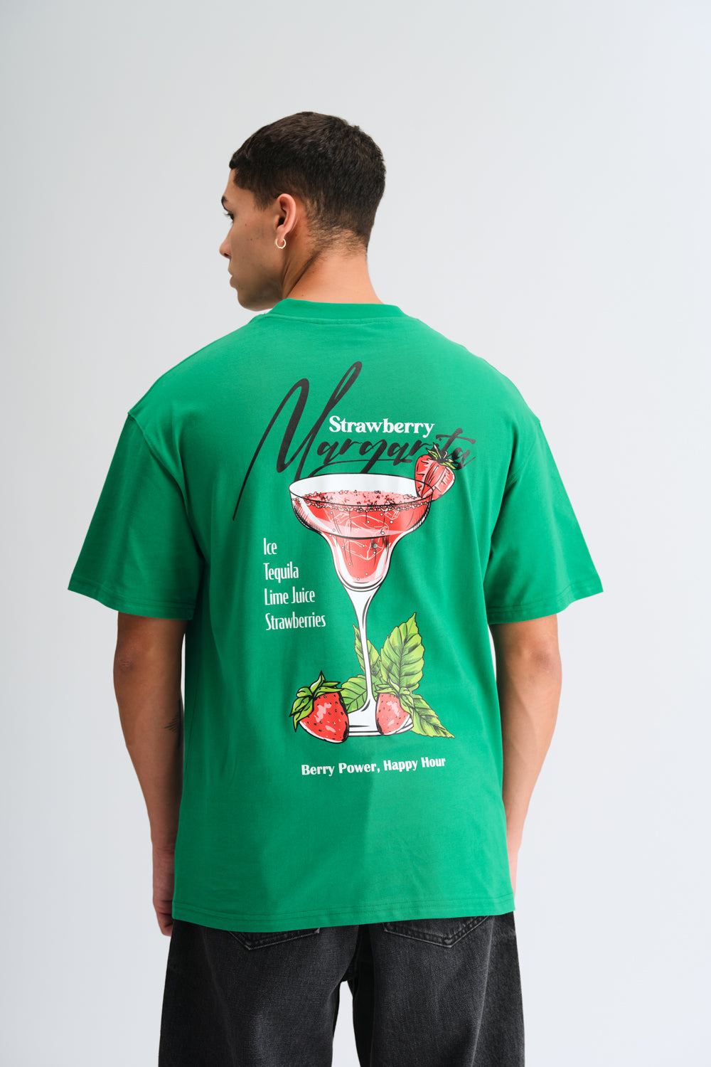 Strawberry Margarita Oversized T-shirt - BonkersCorner