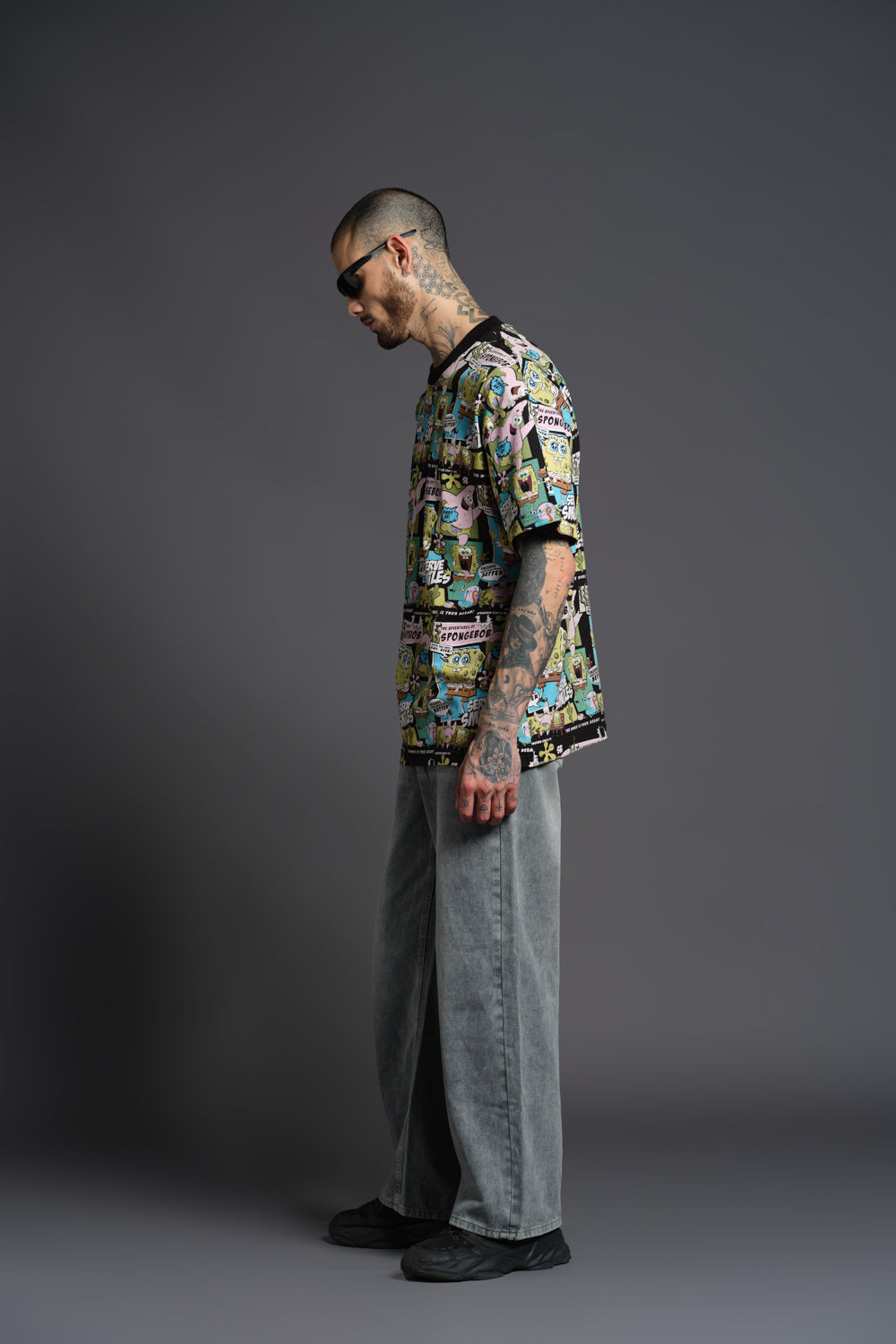 The Adventure Of SpongeBob Oversized T-shirt - BonkersCorner