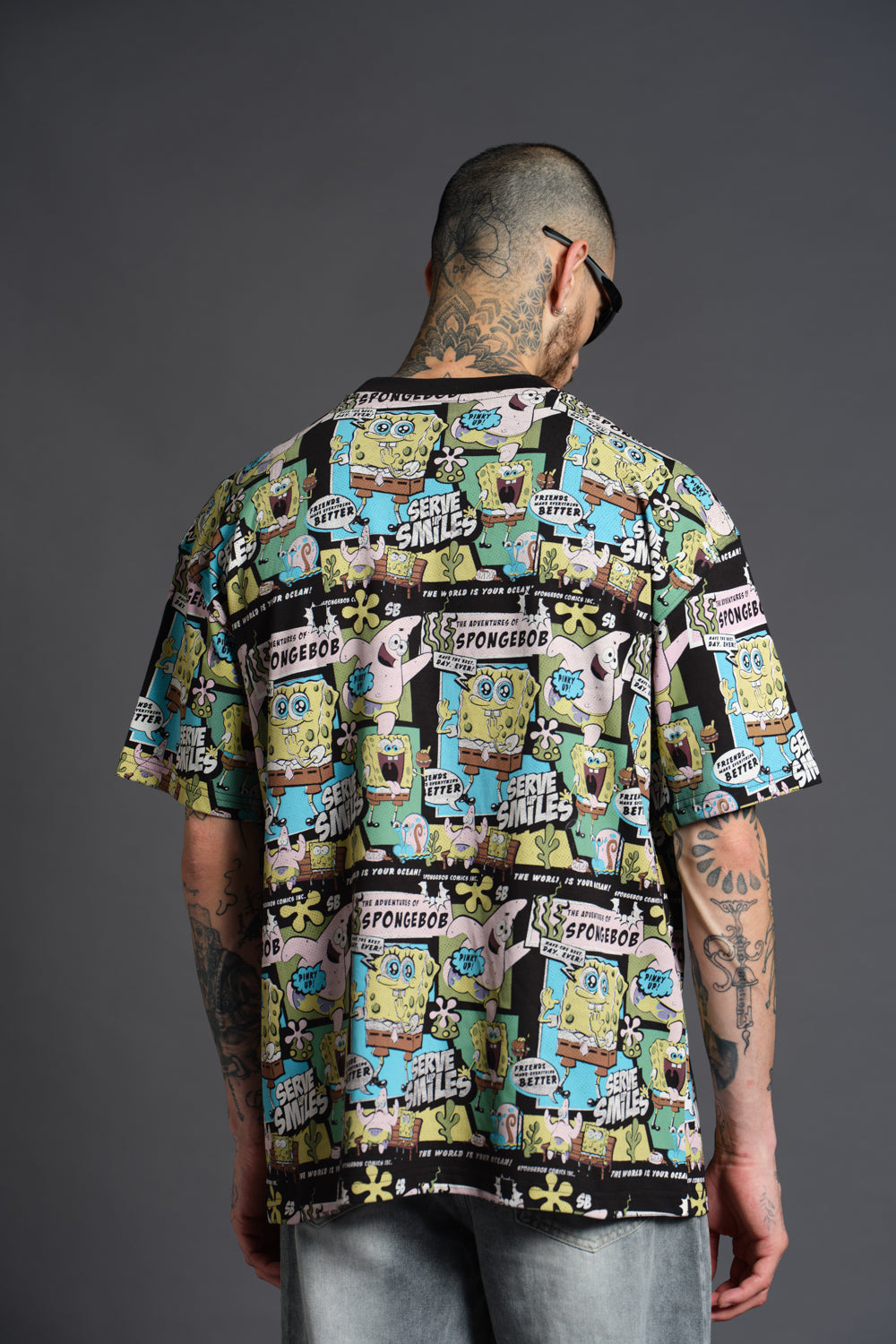 The Adventure Of SpongeBob Oversized T-shirt - BonkersCorner
