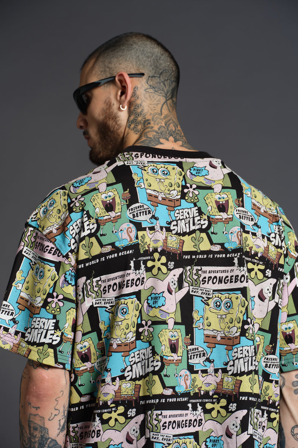 The Adventure Of SpongeBob Oversized T-shirt - BonkersCorner