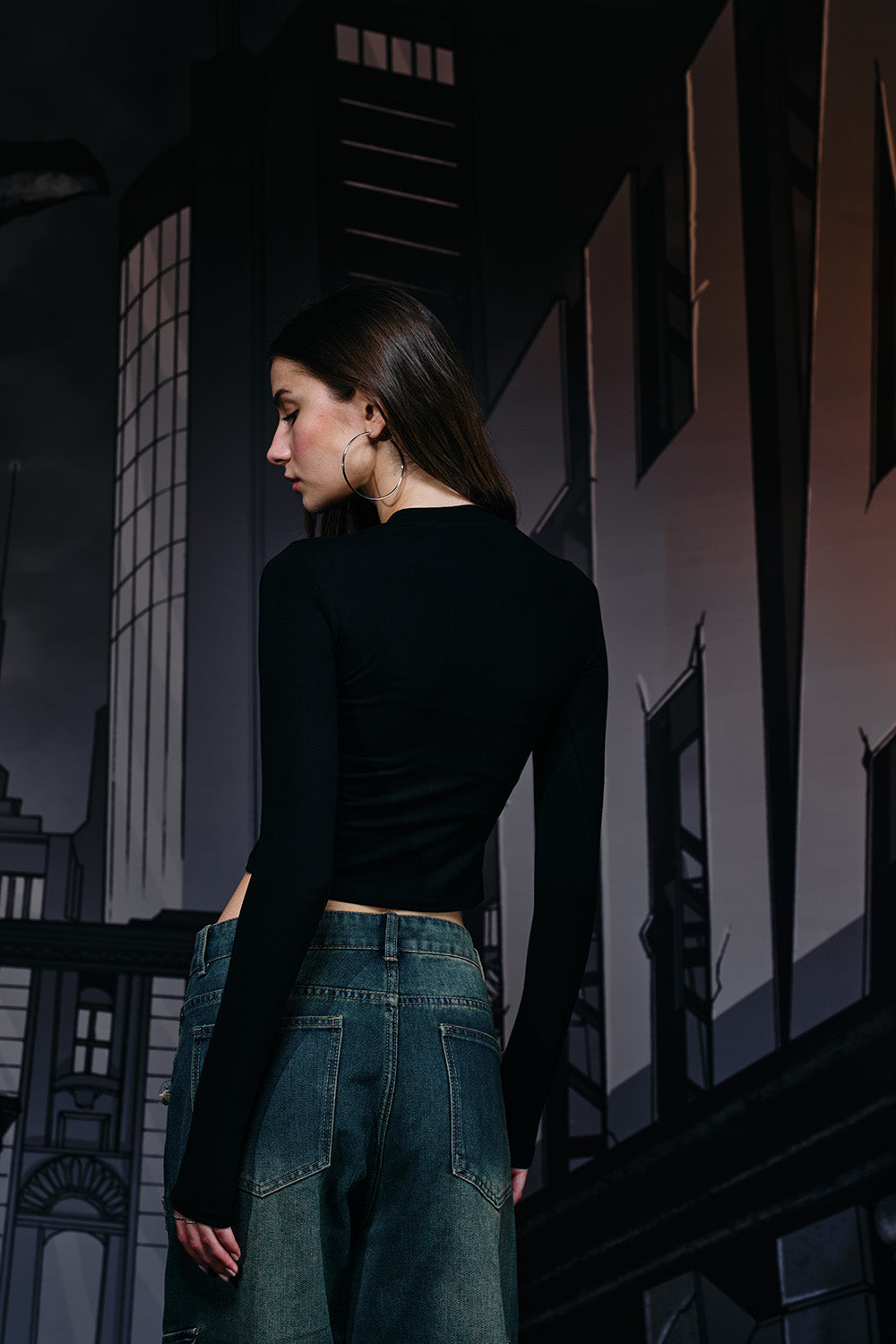 Vigil Bat Full Sleeves Top - BonkersCorner