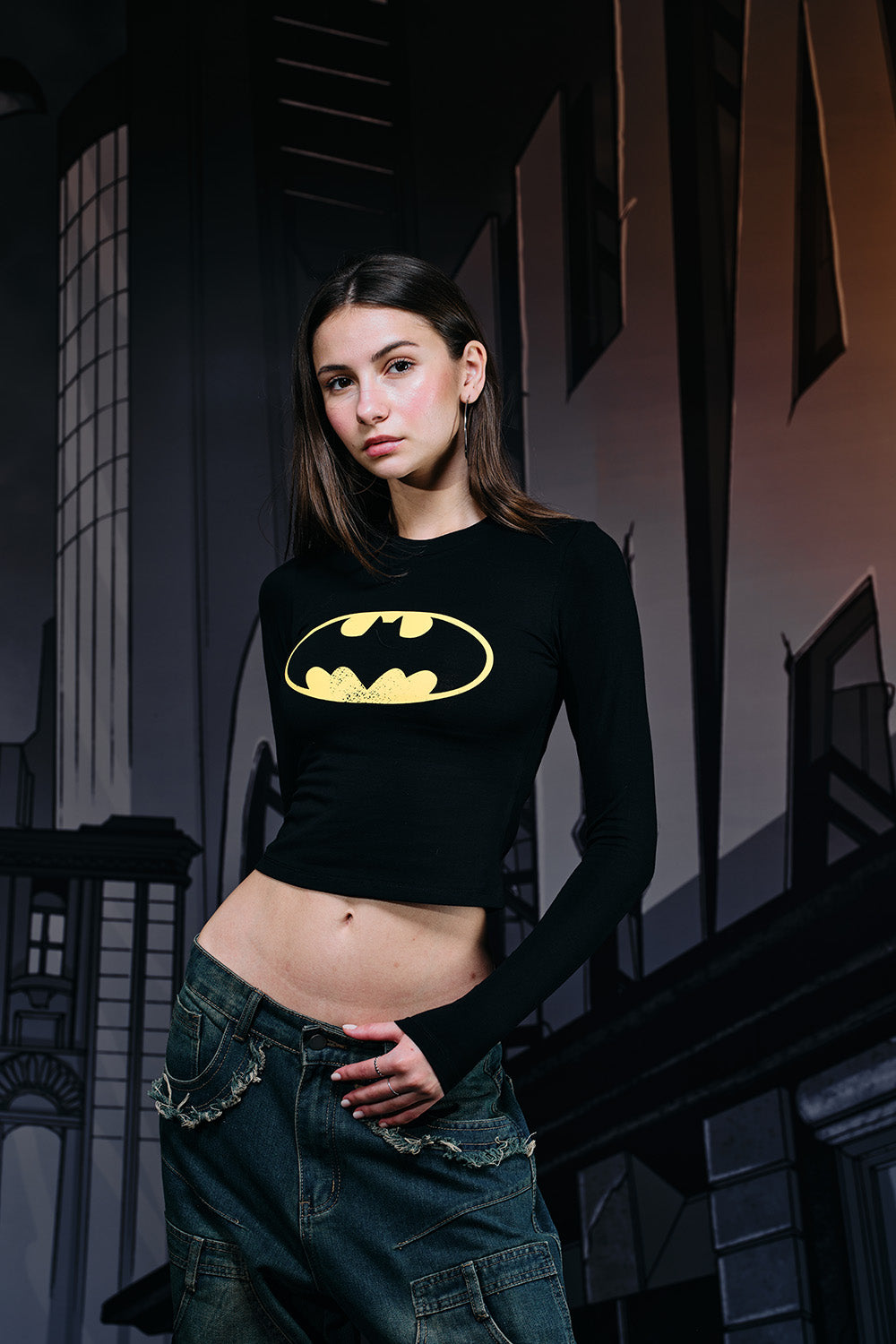 Vigil Bat Full Sleeves Top - BonkersCorner