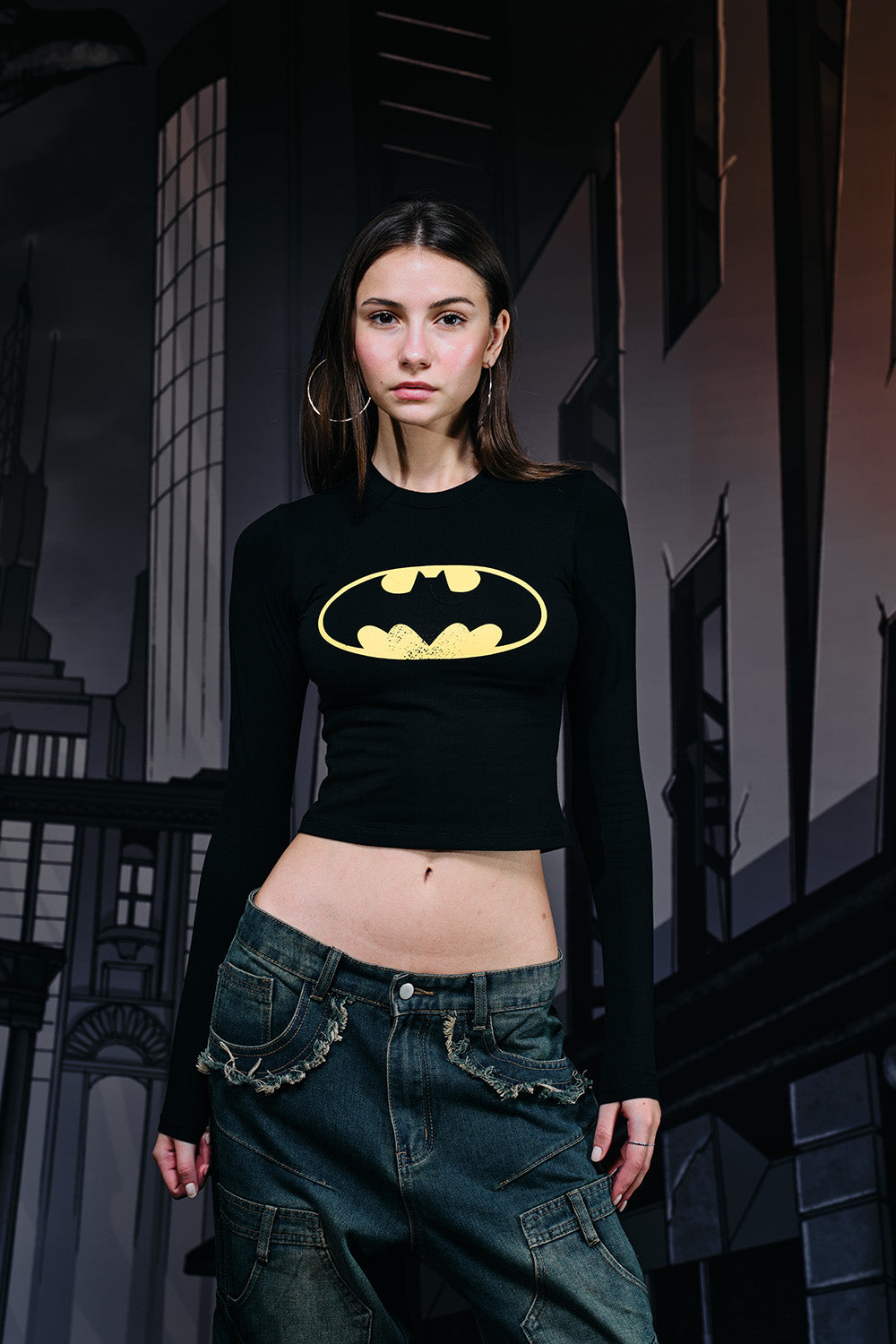 Vigil Bat Full Sleeves Top - BonkersCorner