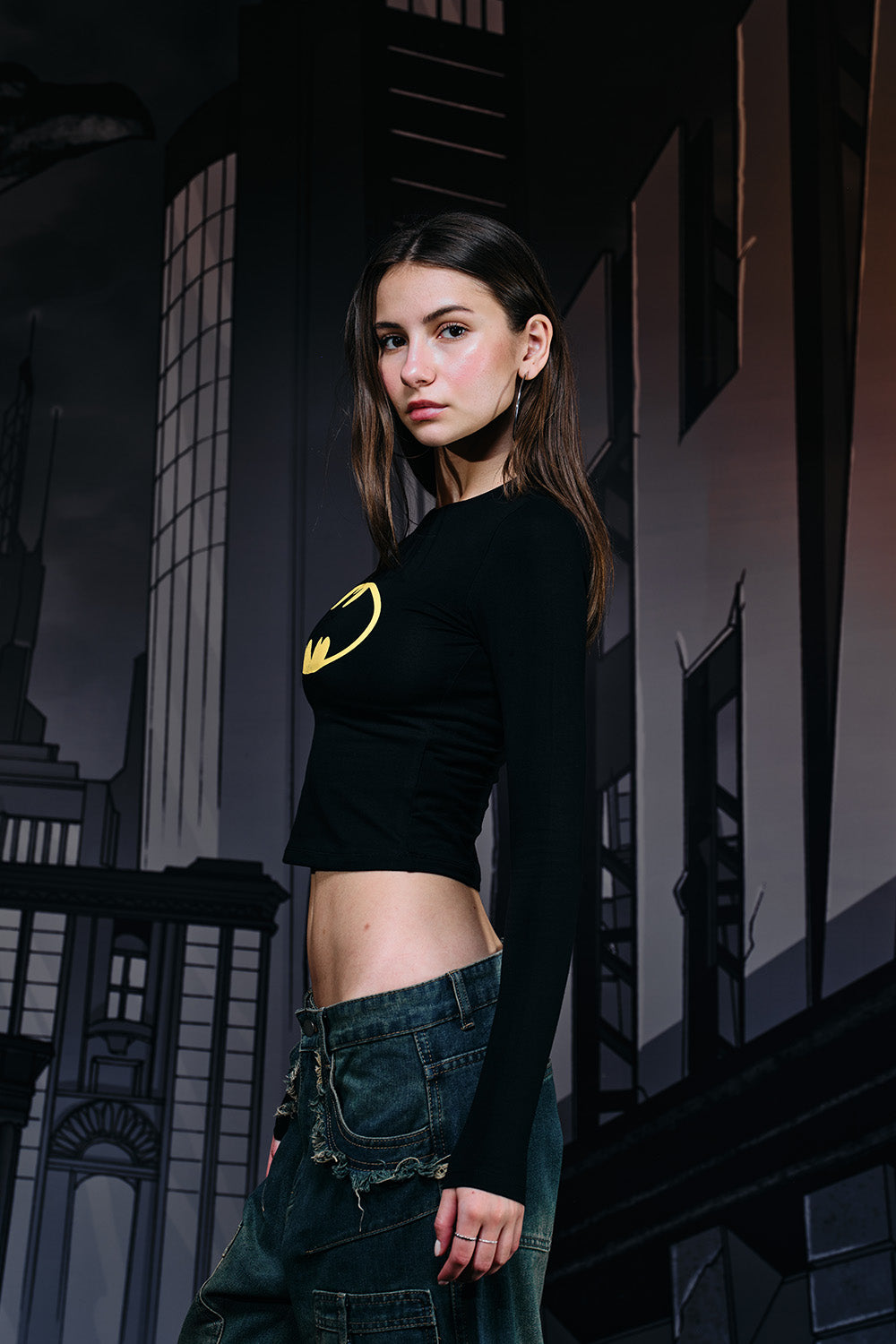 Vigil Bat Full Sleeves Top - BonkersCorner