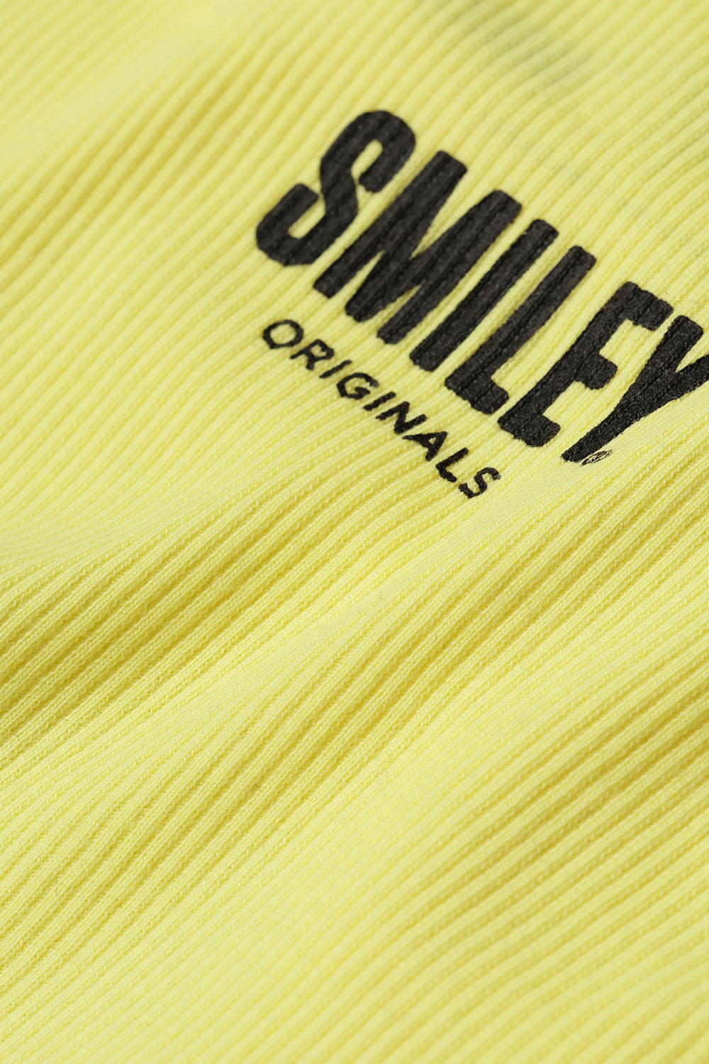Yellow Smiley Originals Ribbed Tank - BonkersCorner