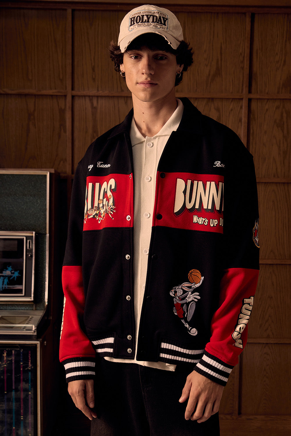 Bugs Funky Varsity Jacket - BonkersCorner
