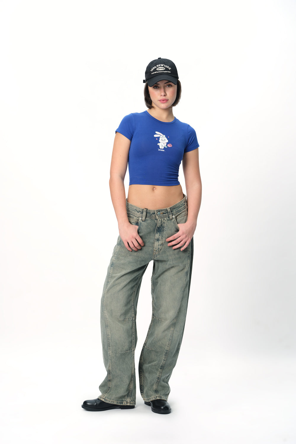 Aries Aura Long Length Baby Tee - BonkersCorner