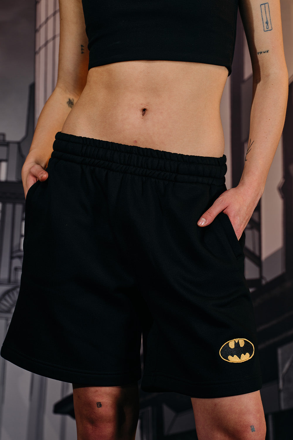 Batman Signature Lounge Shorts - BonkersCorner