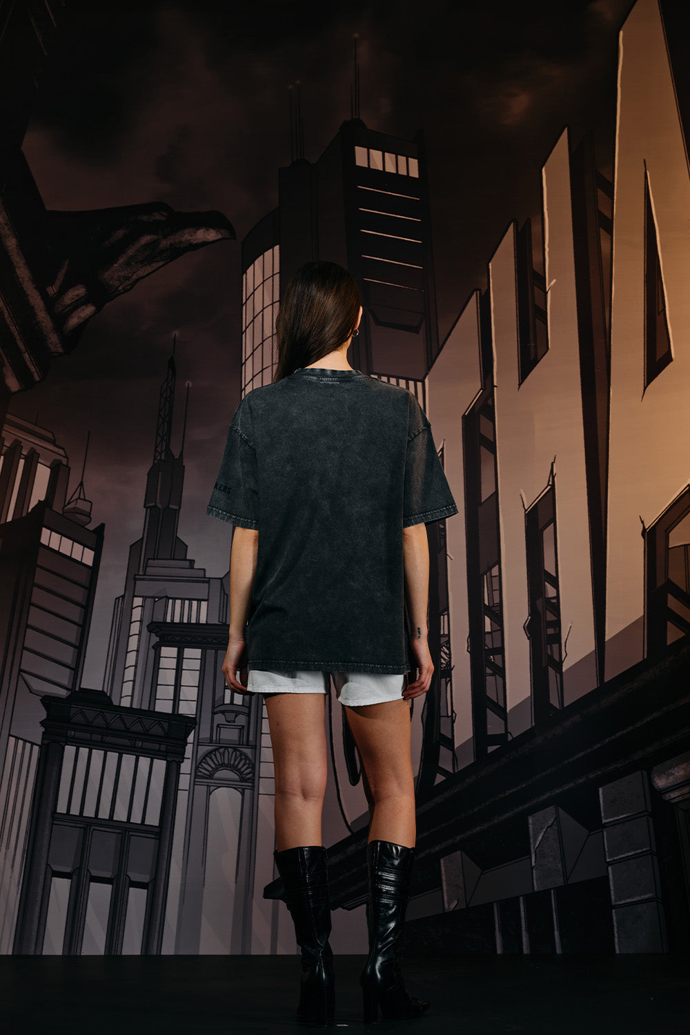 Bats In The Breeze Oversized T-shirt - BonkersCorner