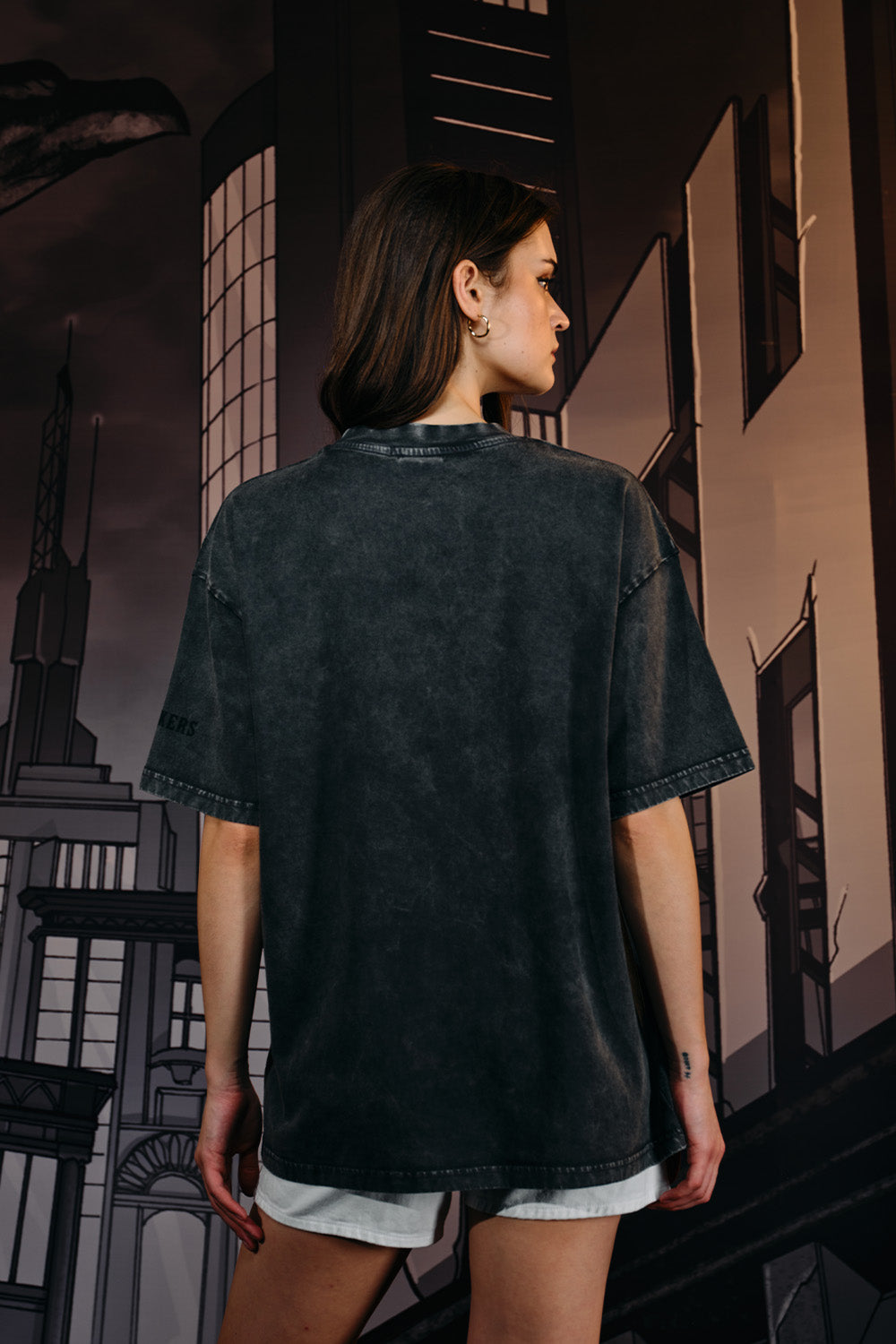 Bats In The Breeze Oversized T-shirt - BonkersCorner