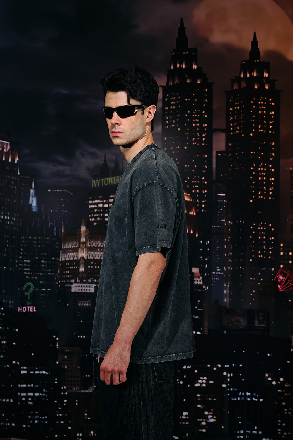 Bats In The Breeze Oversized T-shirt - BonkersCorner