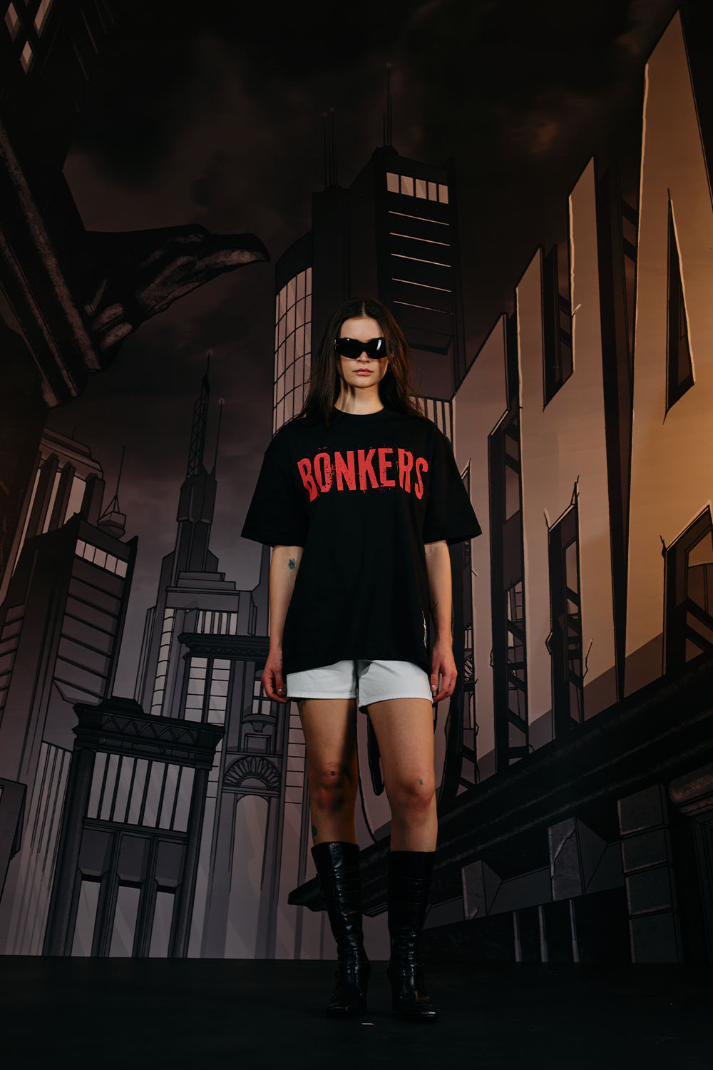 Blood Nights Oversized T-shirt - BonkersCorner