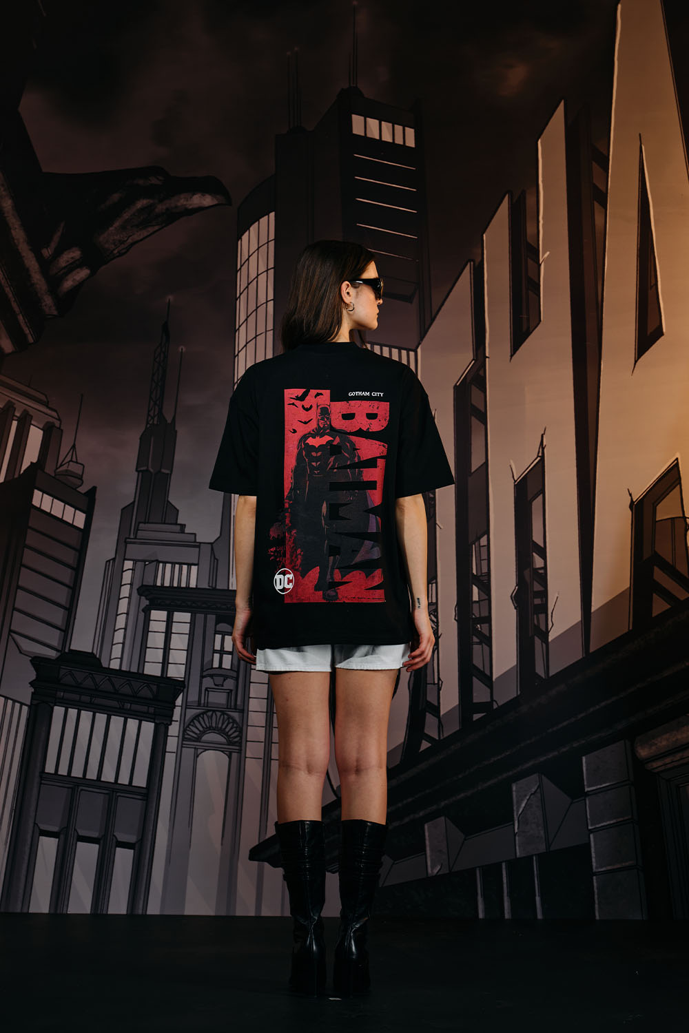 Blood Nights Oversized T-shirt - BonkersCorner