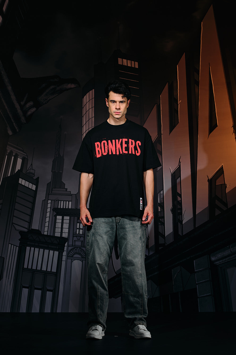 Blood Nights Oversized T-shirt - BonkersCorner