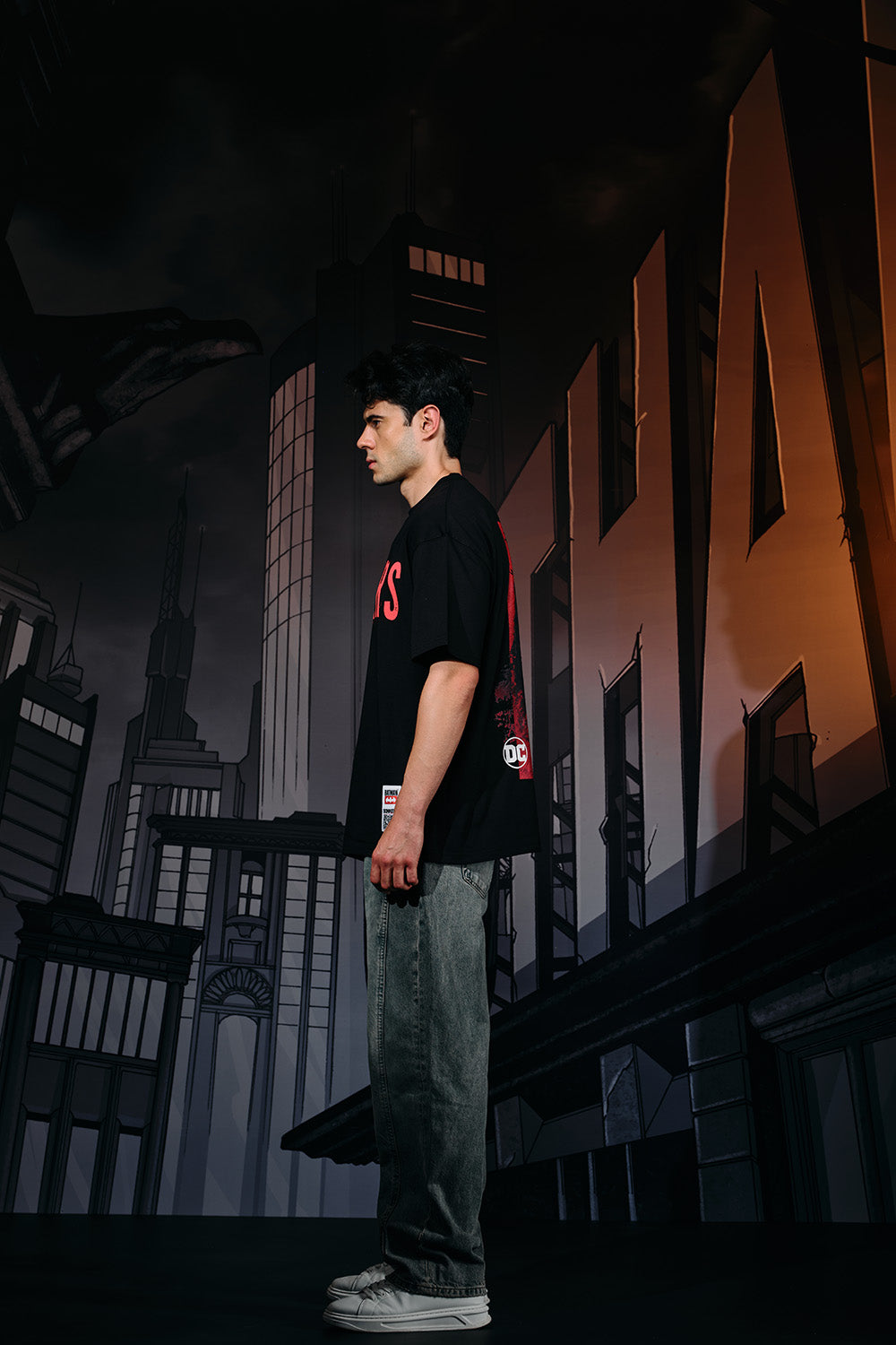 Blood Nights Oversized T-shirt - BonkersCorner