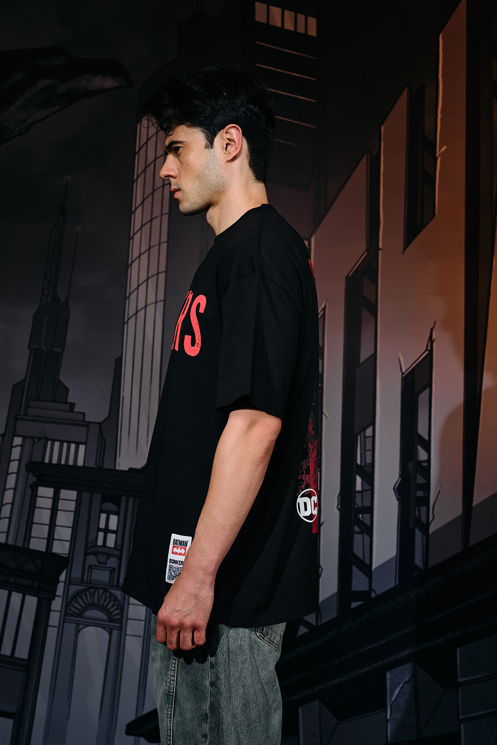 Blood Nights Oversized T-shirt - BonkersCorner