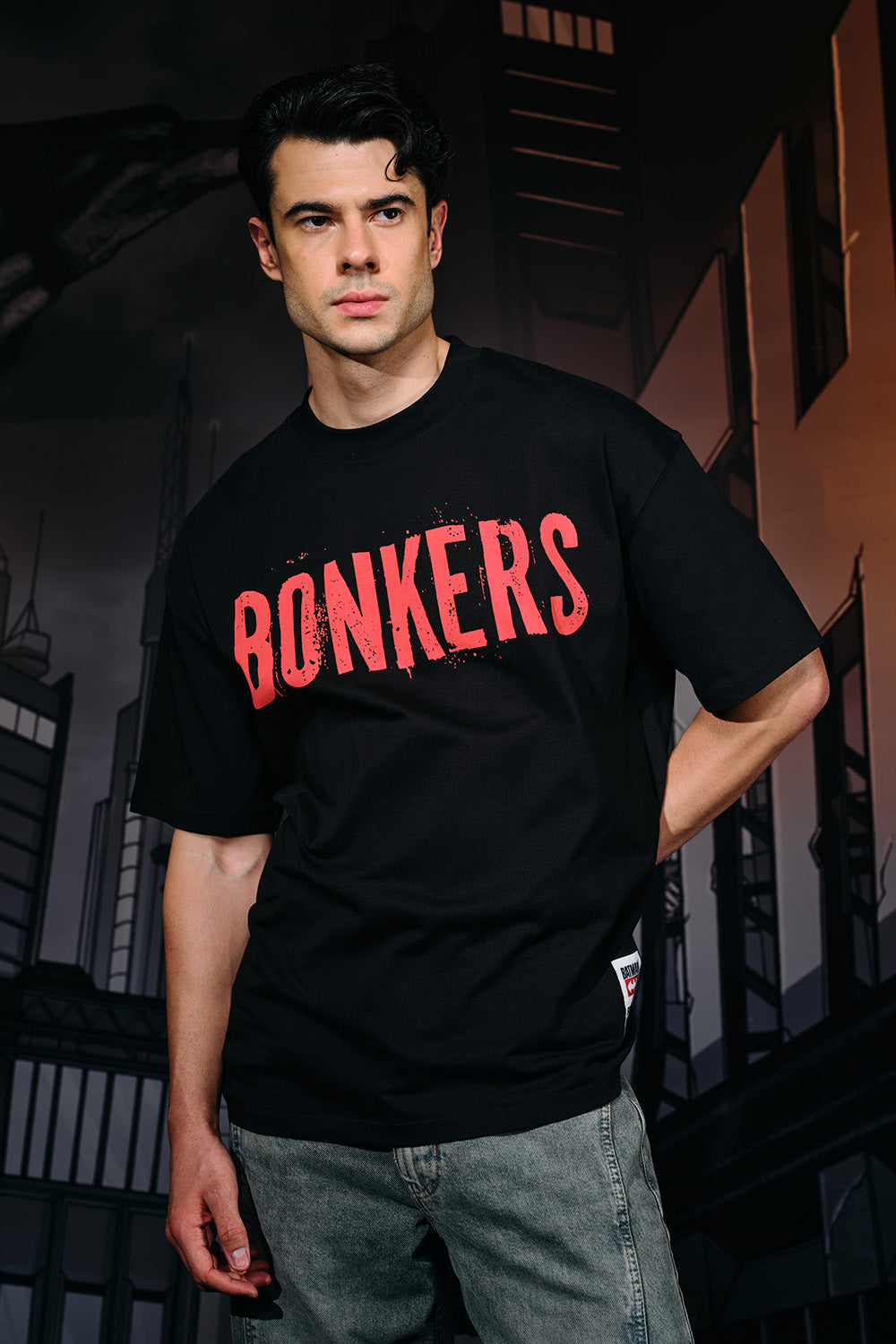 Blood Nights Oversized T-shirt - BonkersCorner