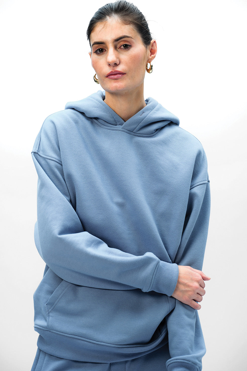 Blue Wear A Hug Oversized Hoodie - BonkersCorner