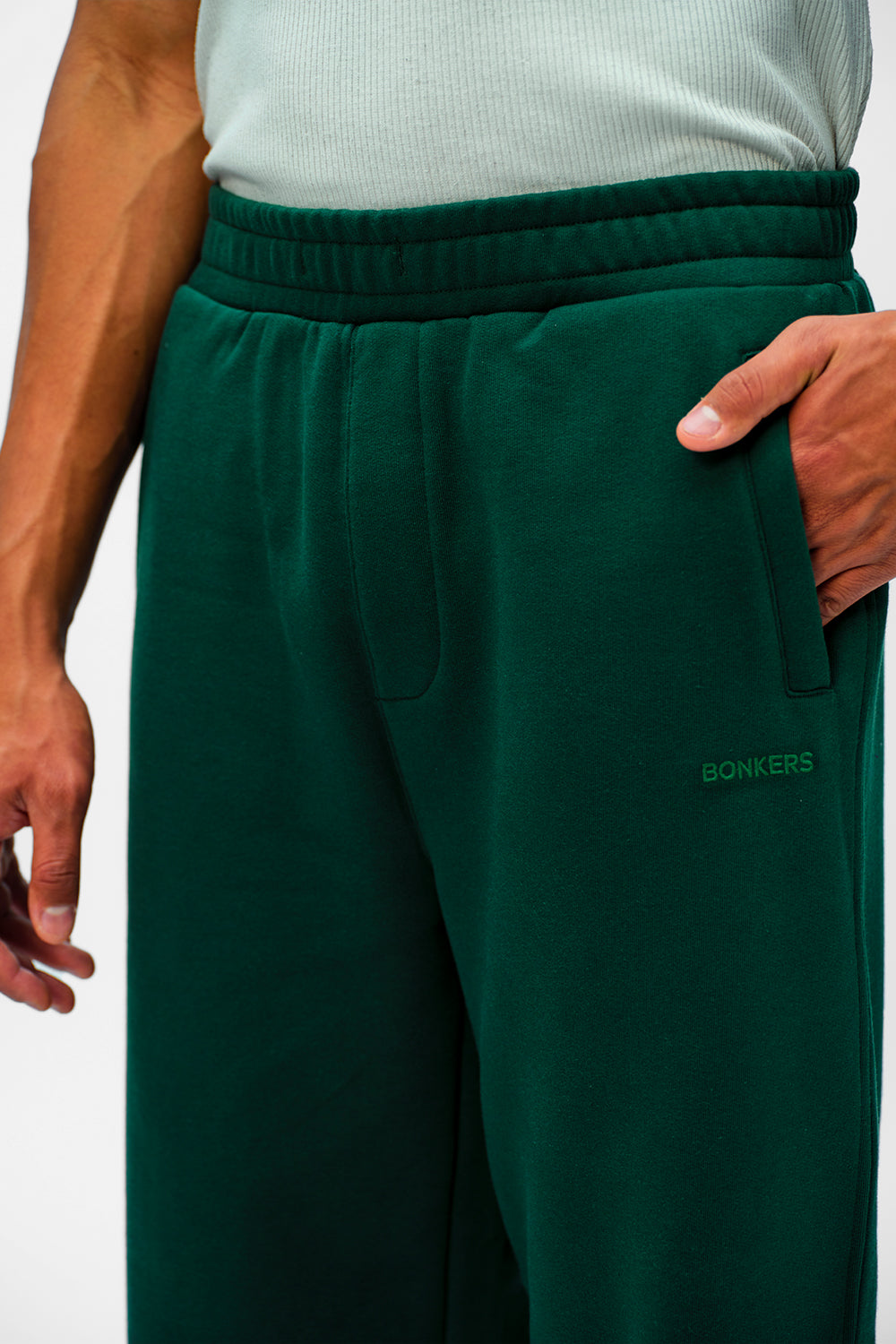 Bottle Green Everyday Joggers - BonkersCorner
