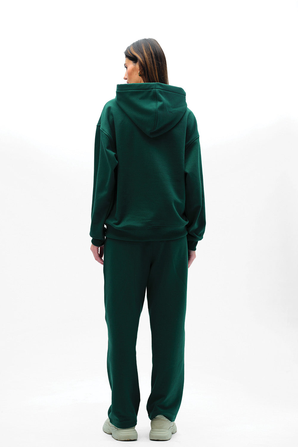 Bottle Green Wear A Hug Oversized Hoodie - BonkersCorner