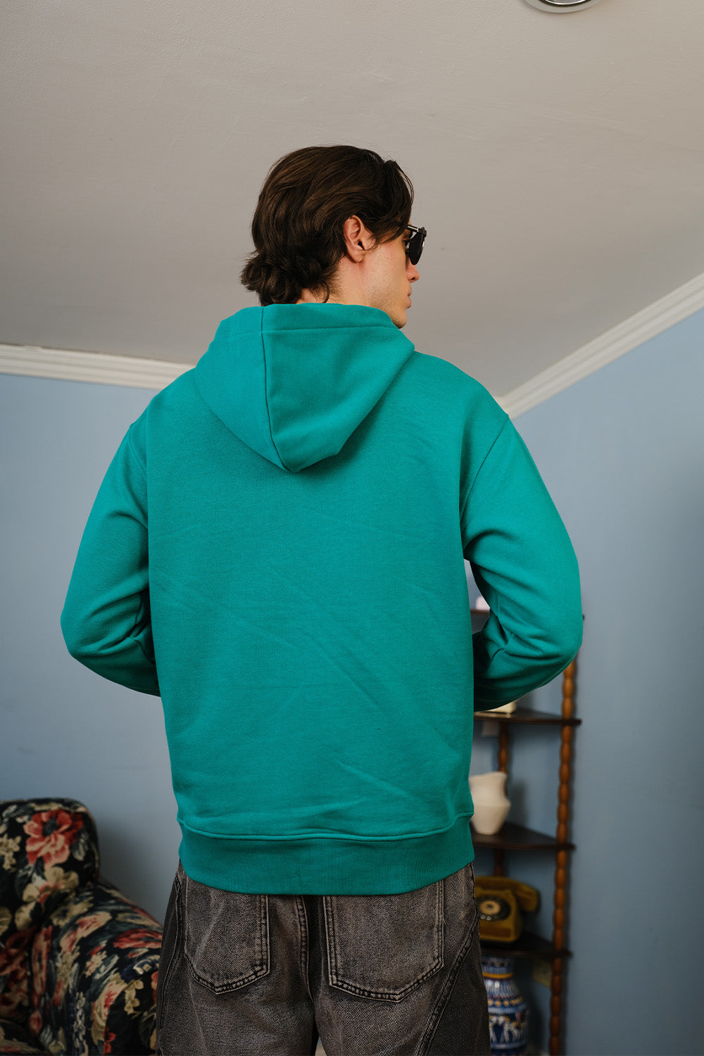 Bottle Green Smiley Originals Hoodie - BonkersCorner