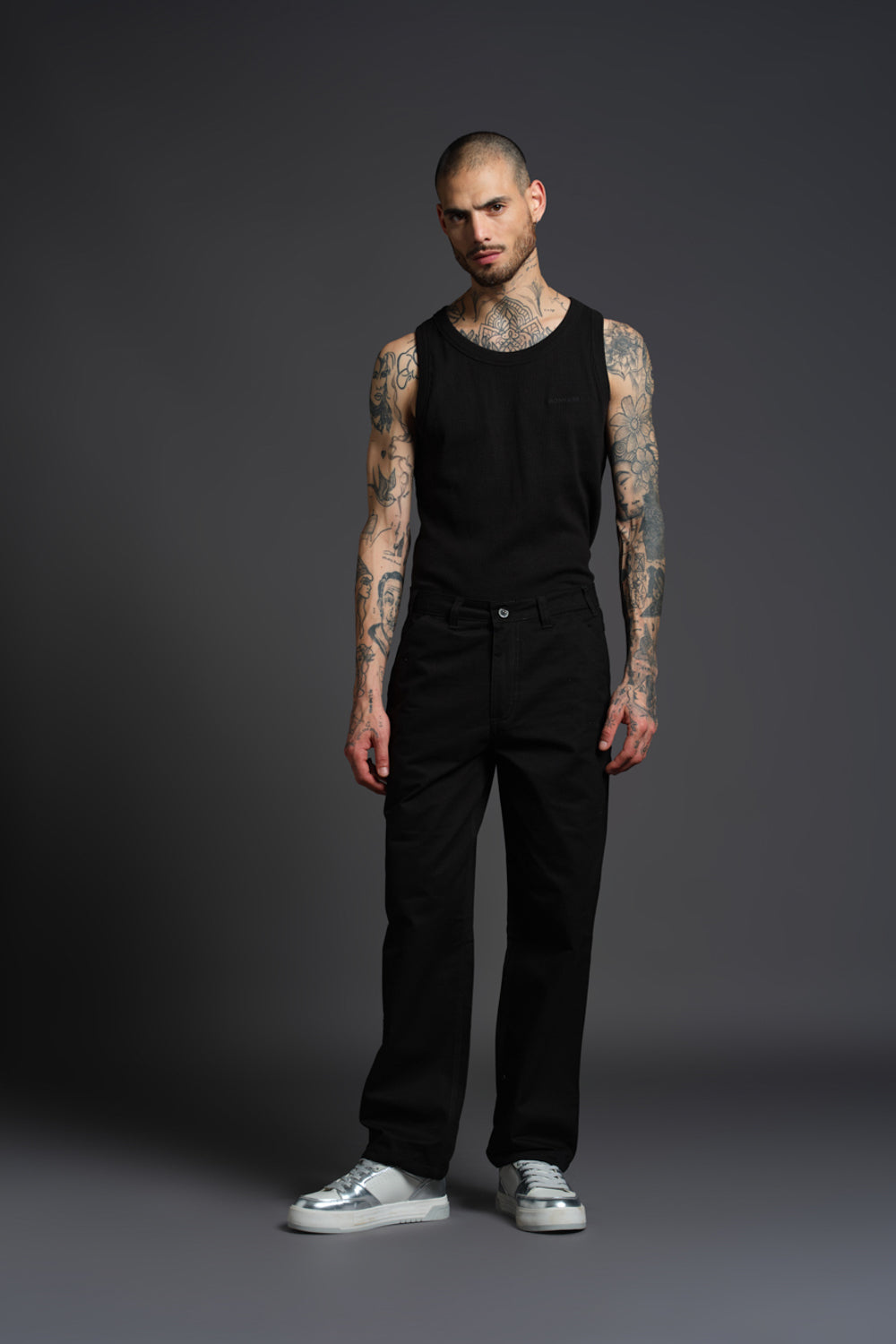 Black Carpenter Pants - BonkersCorner