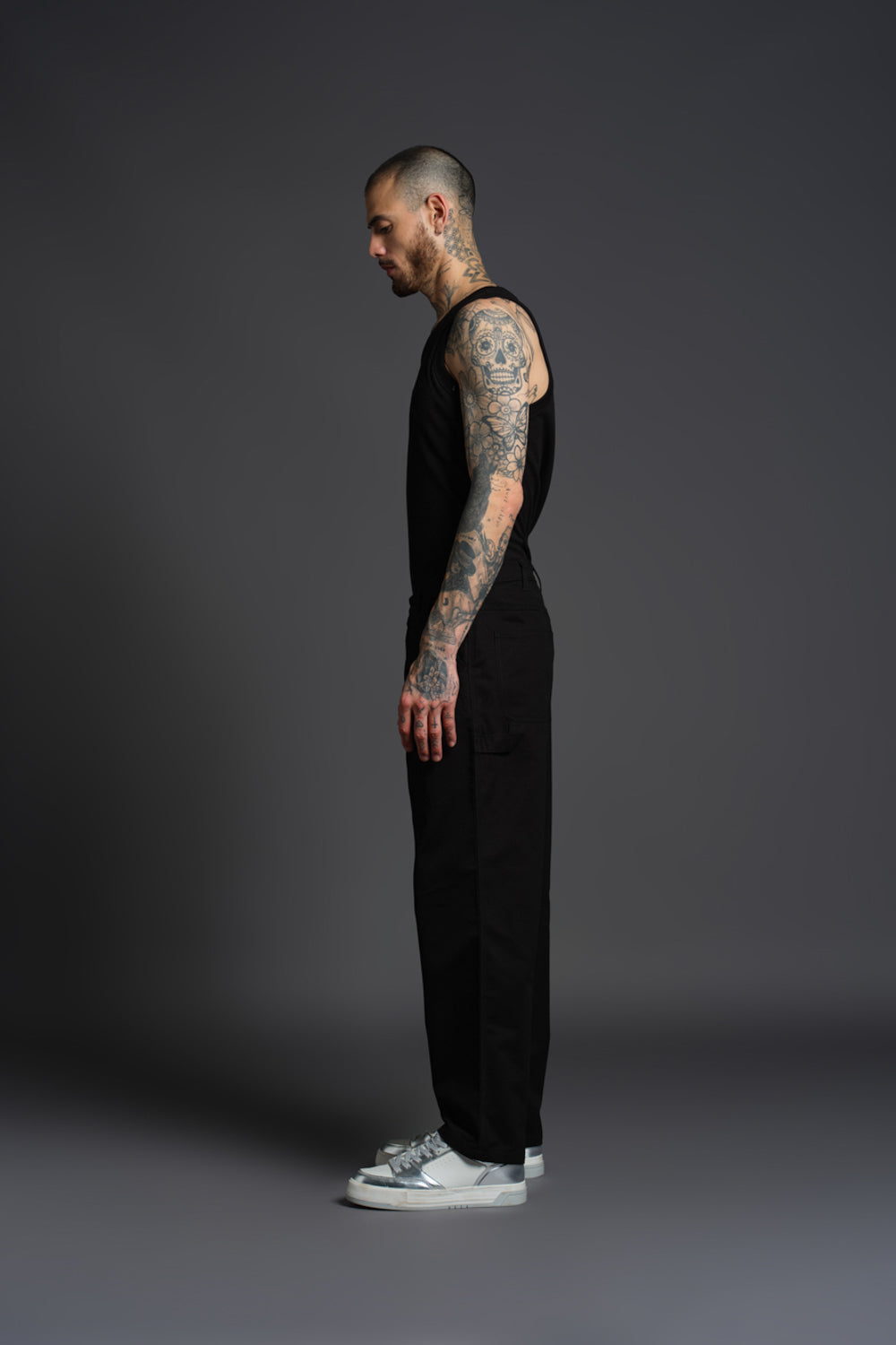 Black Carpenter Pants - BonkersCorner