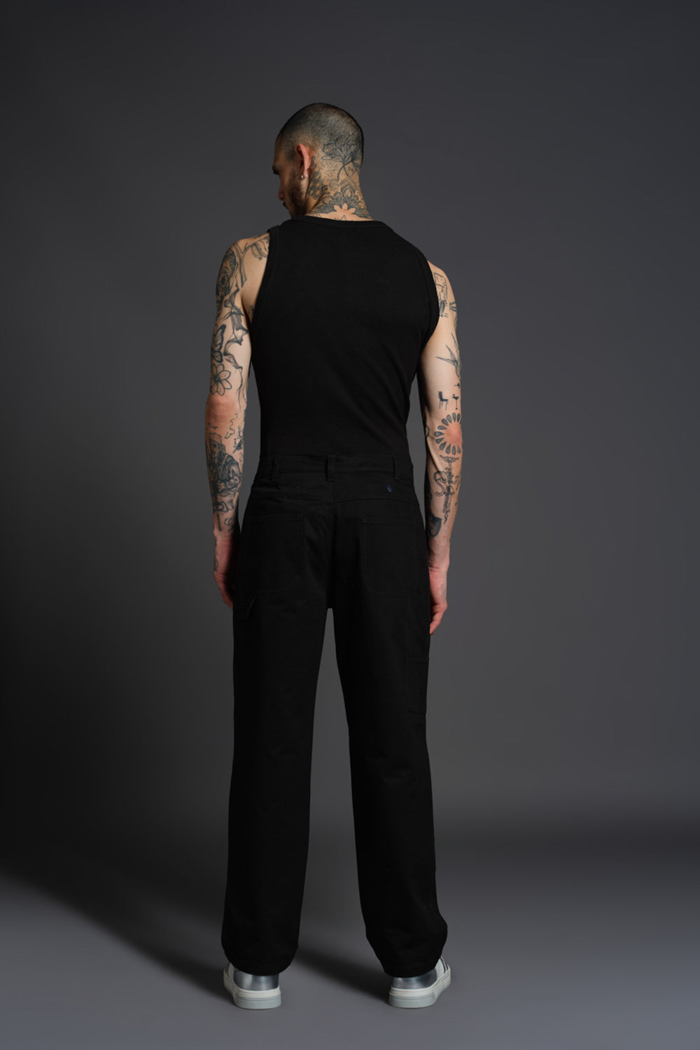 Black Carpenter Pants - BonkersCorner