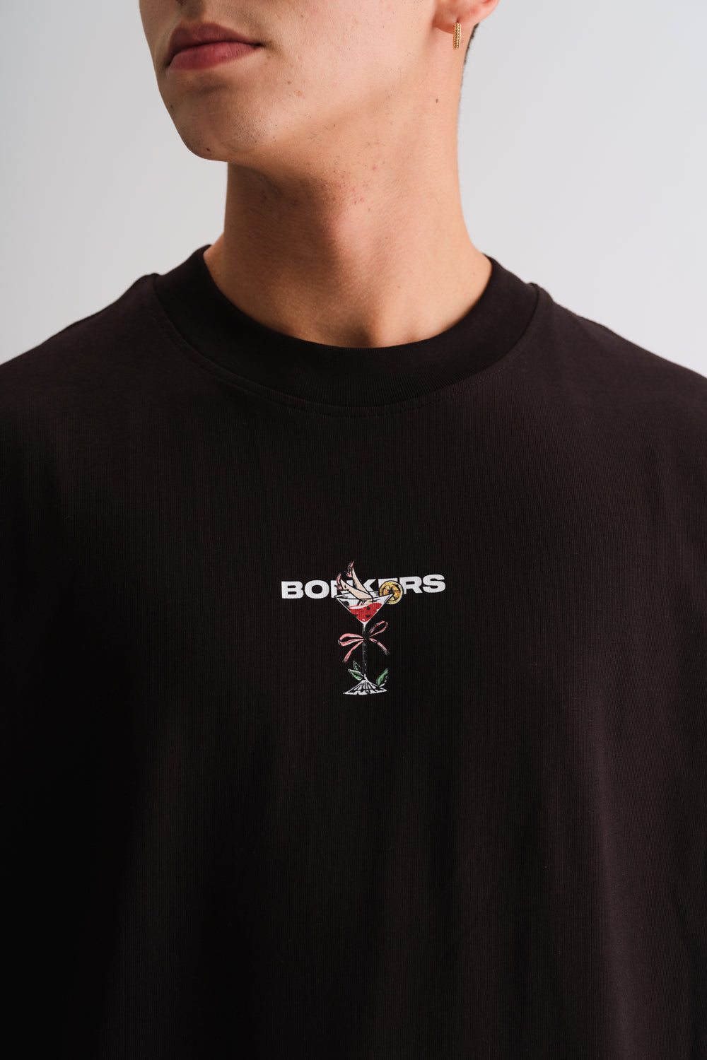 Cosmopolitan Black Oversized T-shirt - BonkersCorner