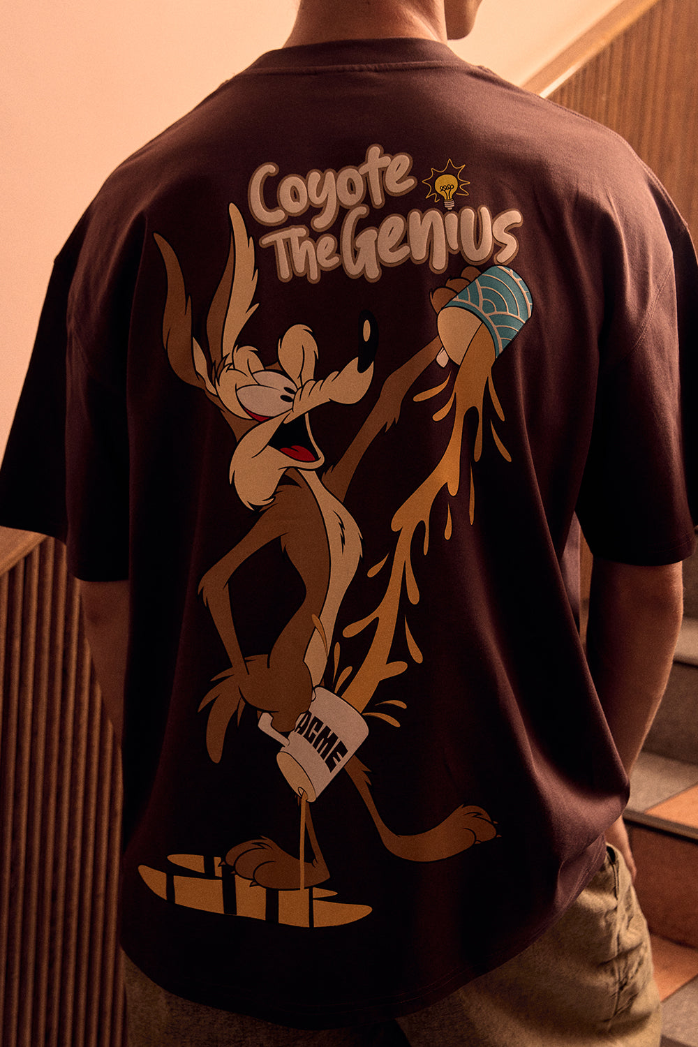 Coyote The Genius Oversized T-shirt - BonkersCorner