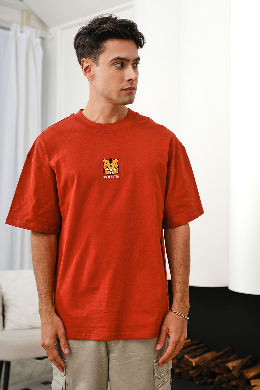 Do It Later Oversized T-shirt - BonkersCorner