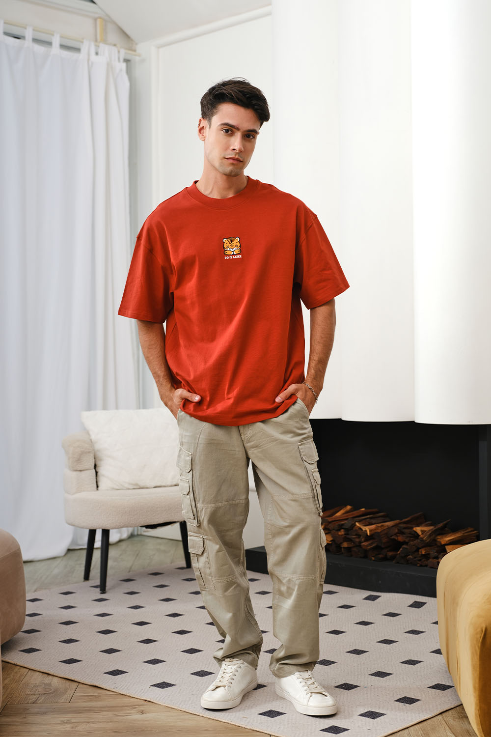 Do It Later Oversized T-shirt - BonkersCorner