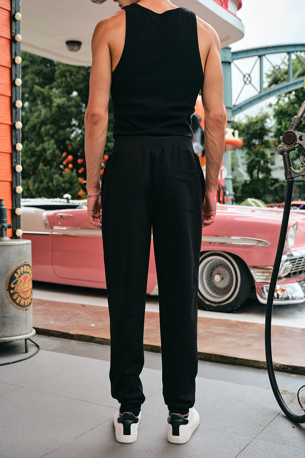 Dollar Bills Black Joggers - BonkersCorner