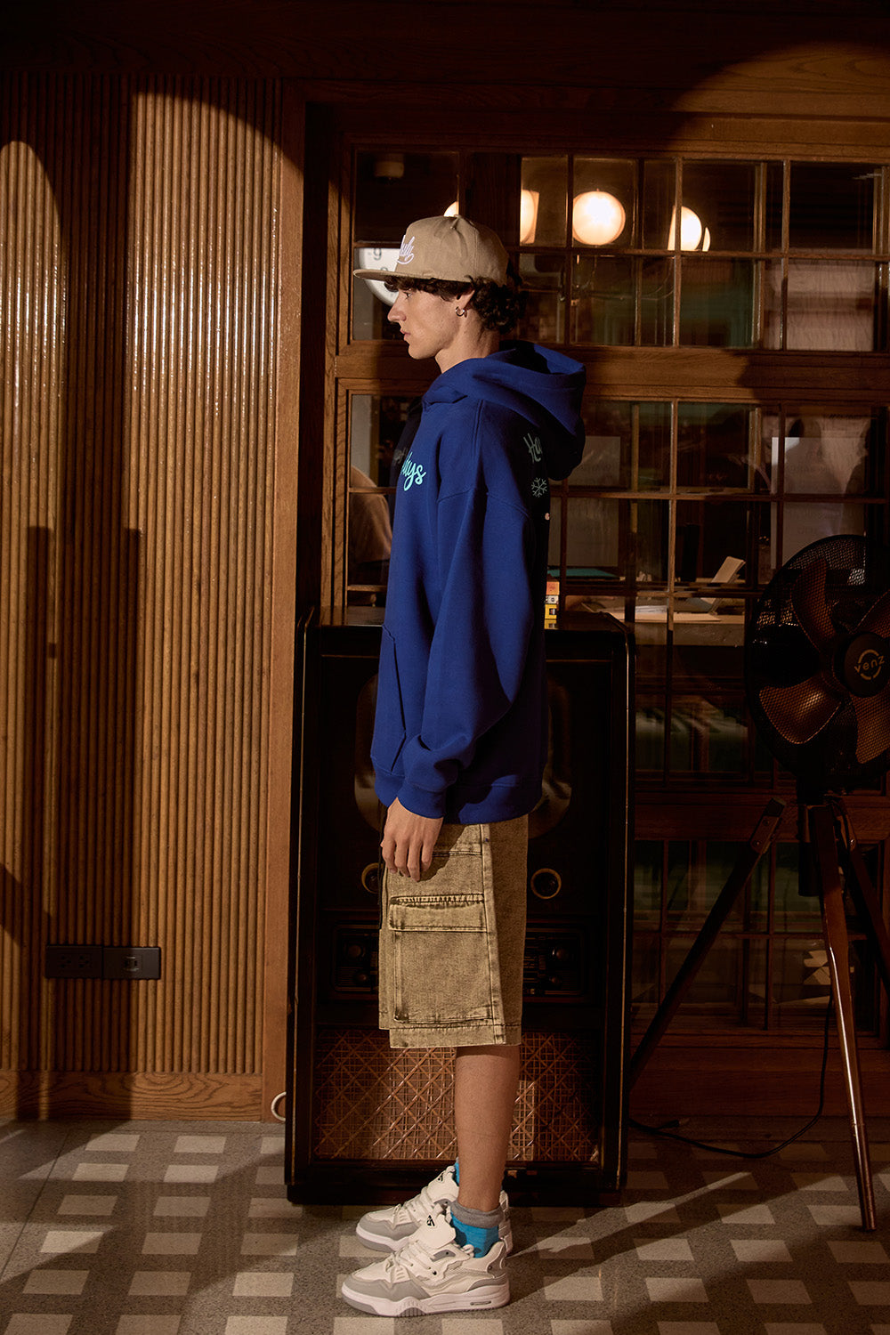 Blue Happy Holidays Hoodie - BonkersCorner