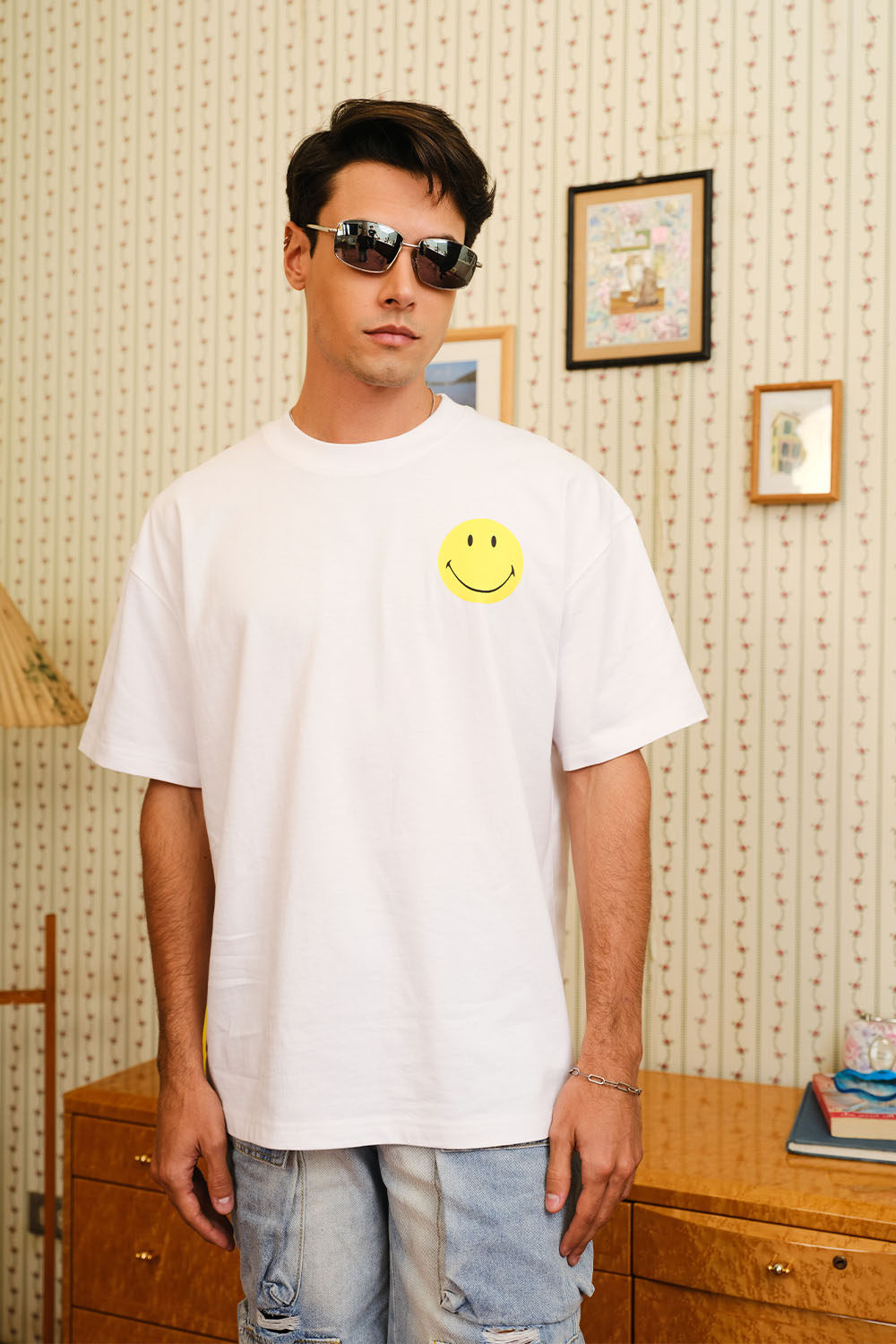 Keep It Positive Oversized T-shirt - BonkersCorner