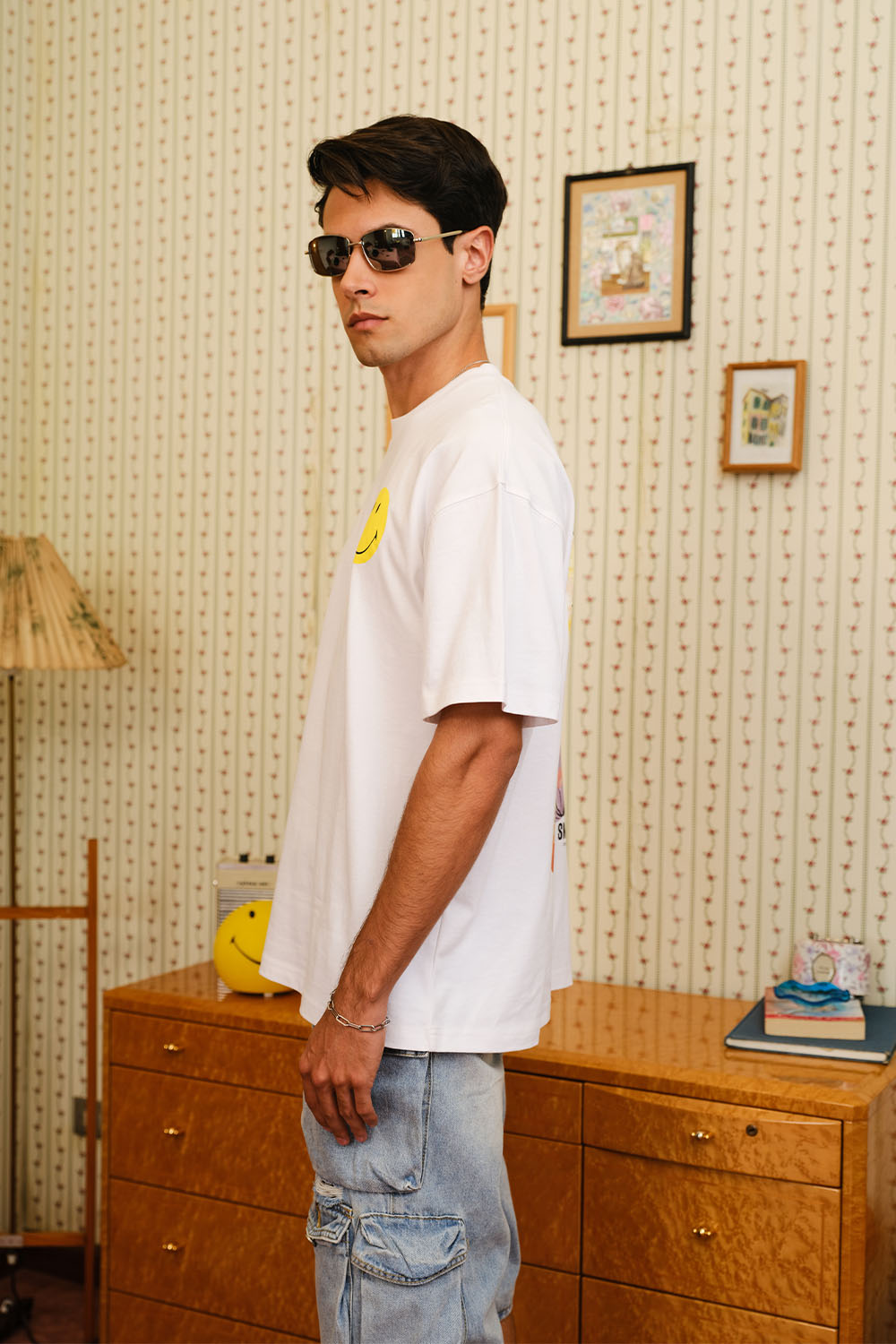 Keep It Positive Oversized T-shirt - BonkersCorner