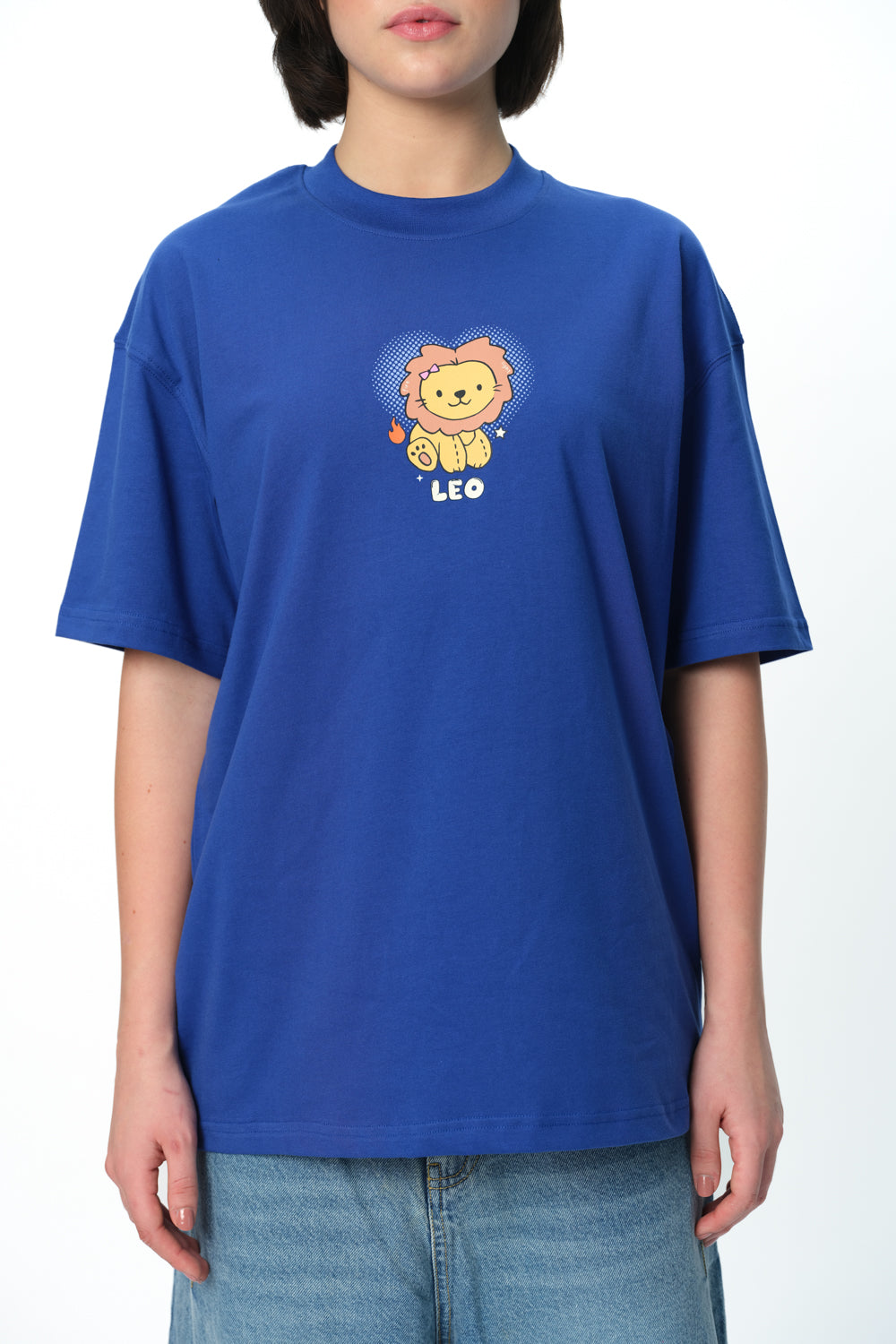 Leo Luster Oversized T-Shirt - BonkersCorner