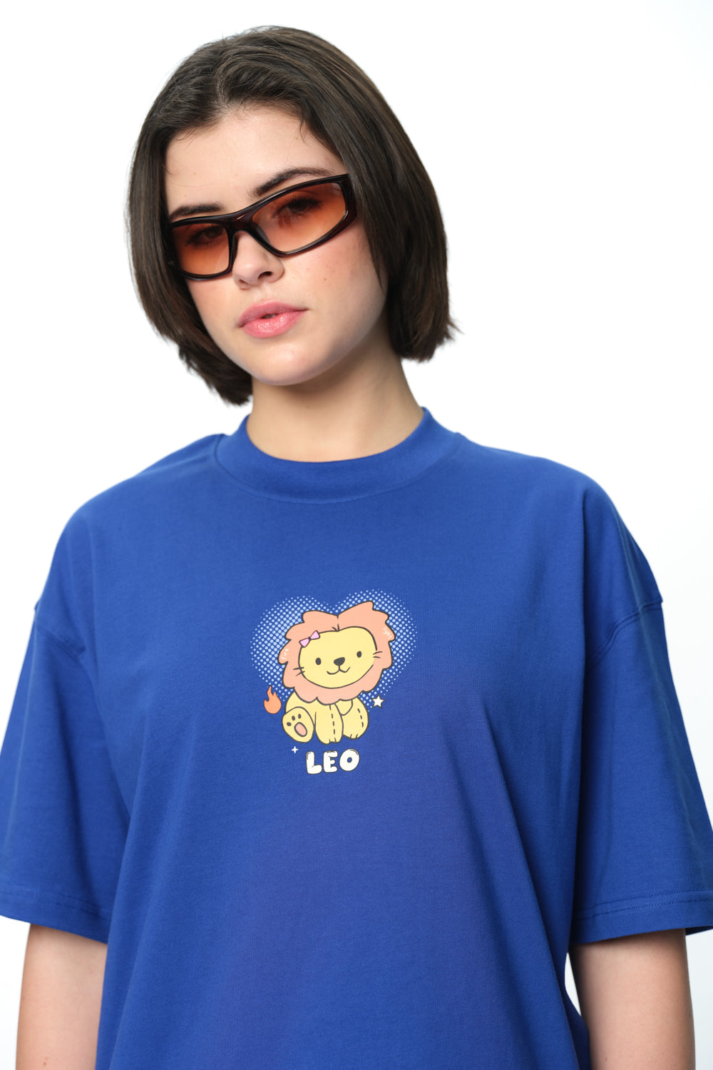 Leo Luster Oversized T-Shirt - BonkersCorner