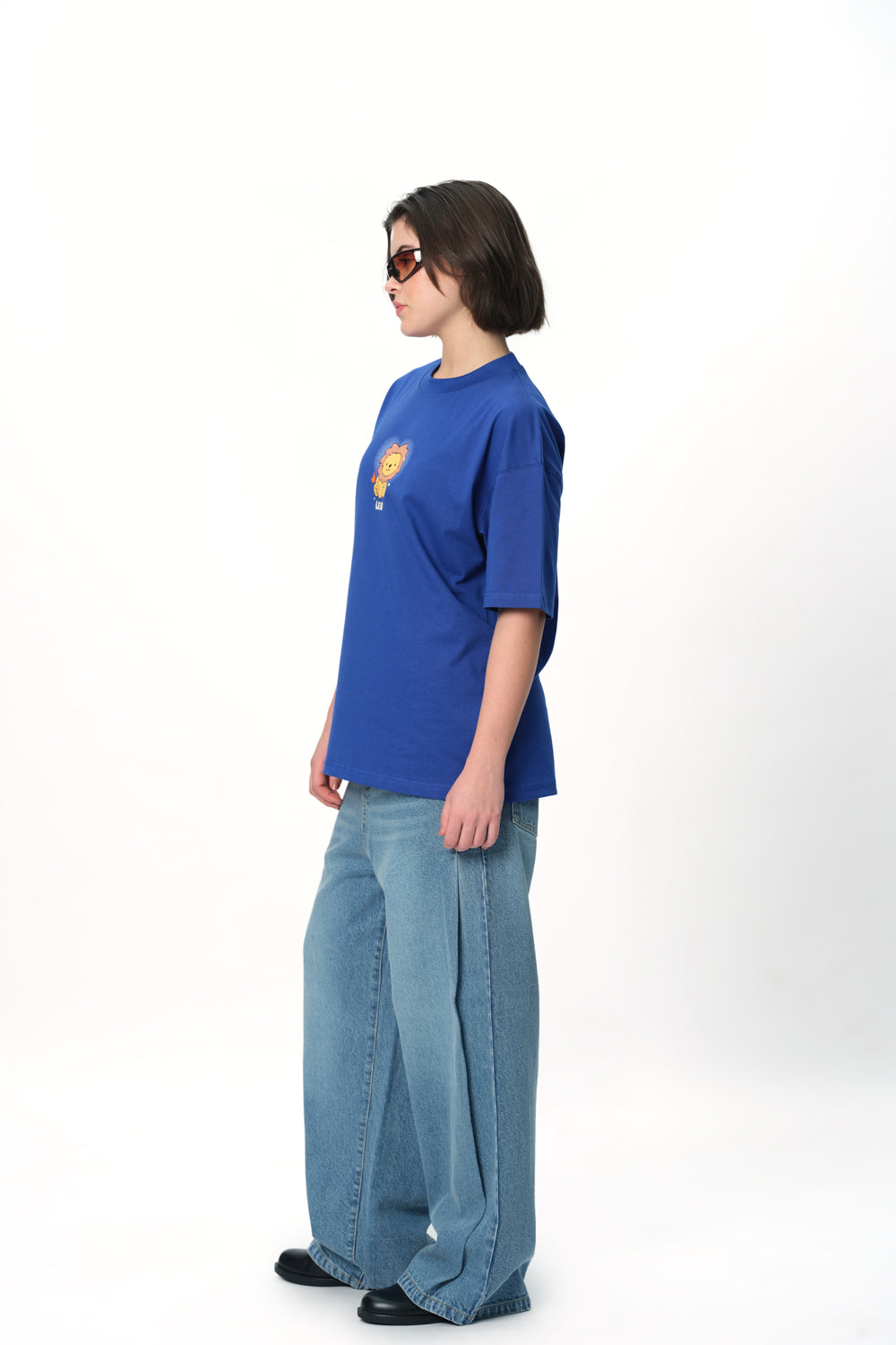 Leo Luster Oversized T-Shirt - BonkersCorner