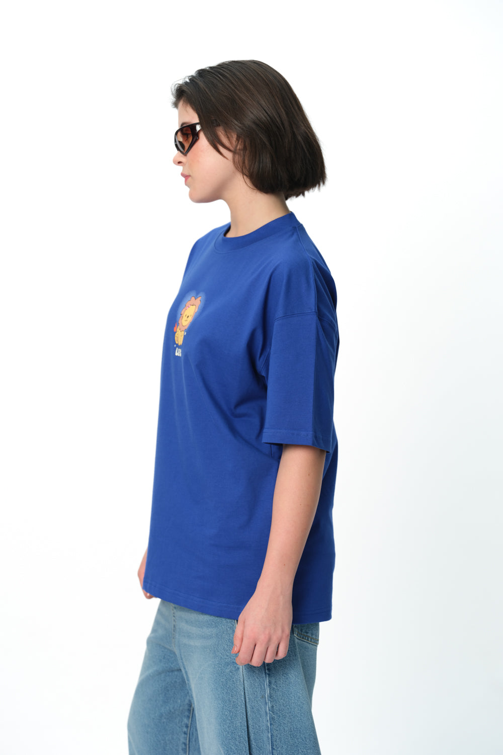 Leo Luster Oversized T-Shirt - BonkersCorner