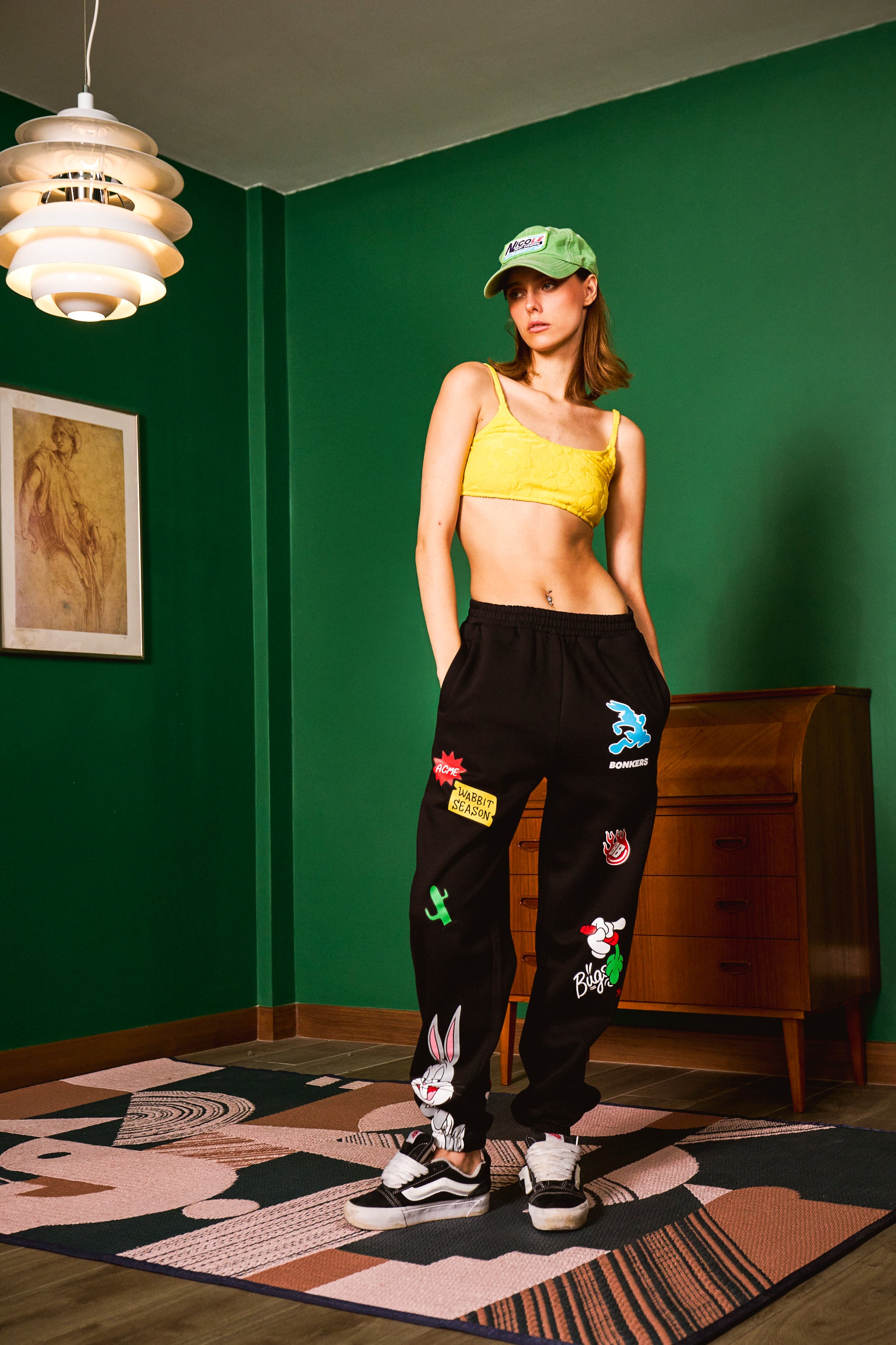 Looney Tunes Black Joggers - BonkersCorner