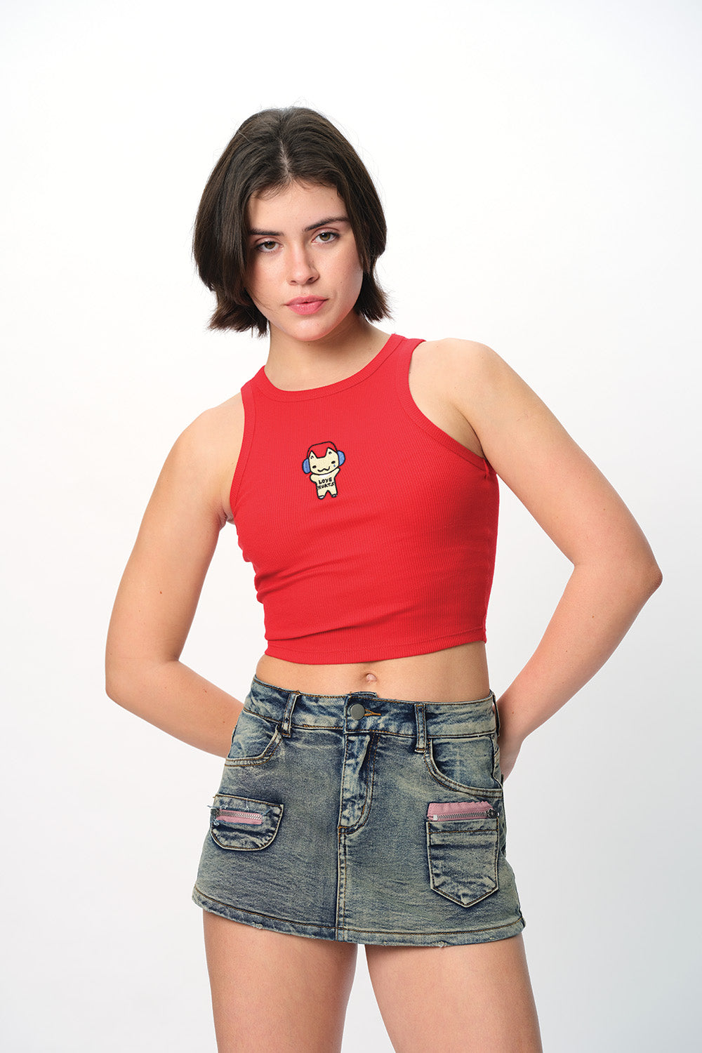 Love Hurts Ribbed Tank - BonkersCorner