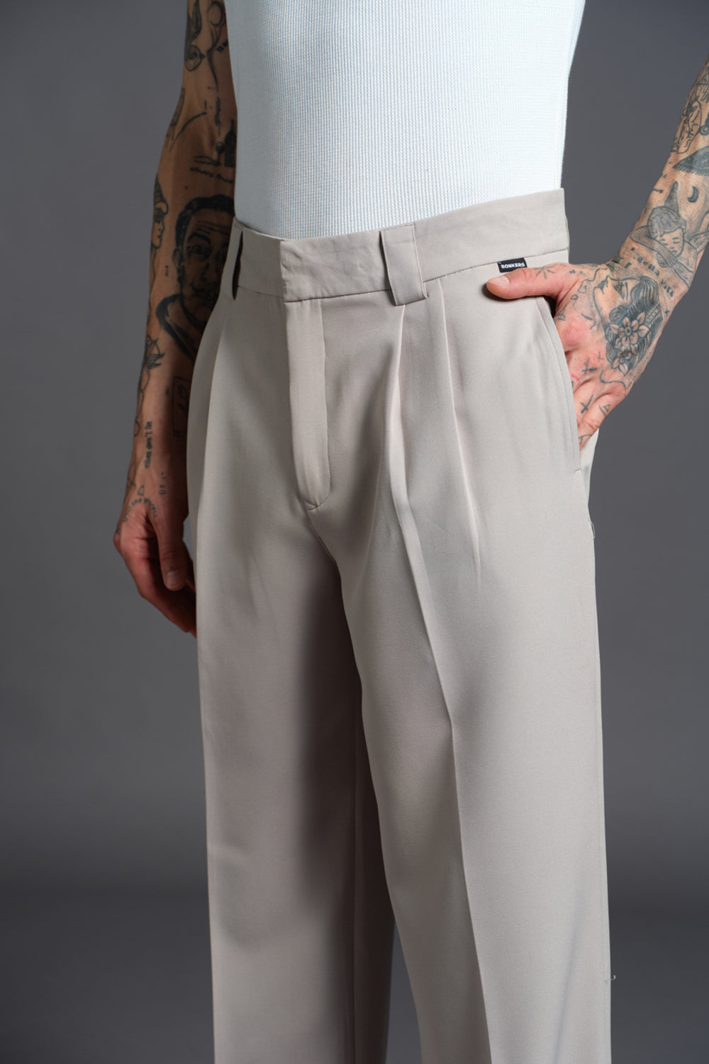 Moonstone Loose Fit Tailored Trouser - BonkersCorner