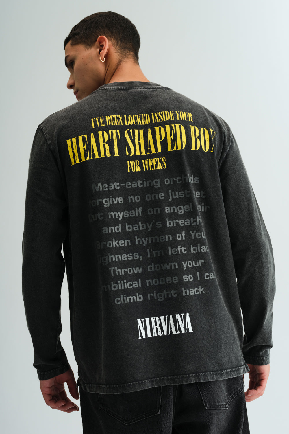 Nirvana Black Full Sleeves T-shirt - BonkersCorner