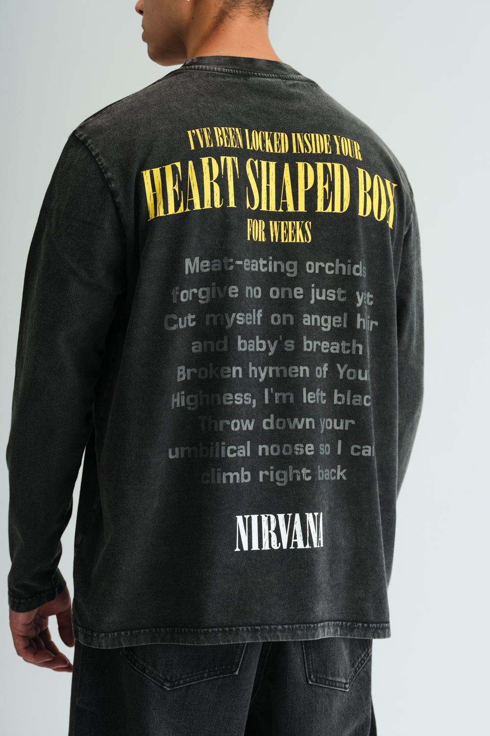 Nirvana Black Full Sleeves T-shirt - BonkersCorner