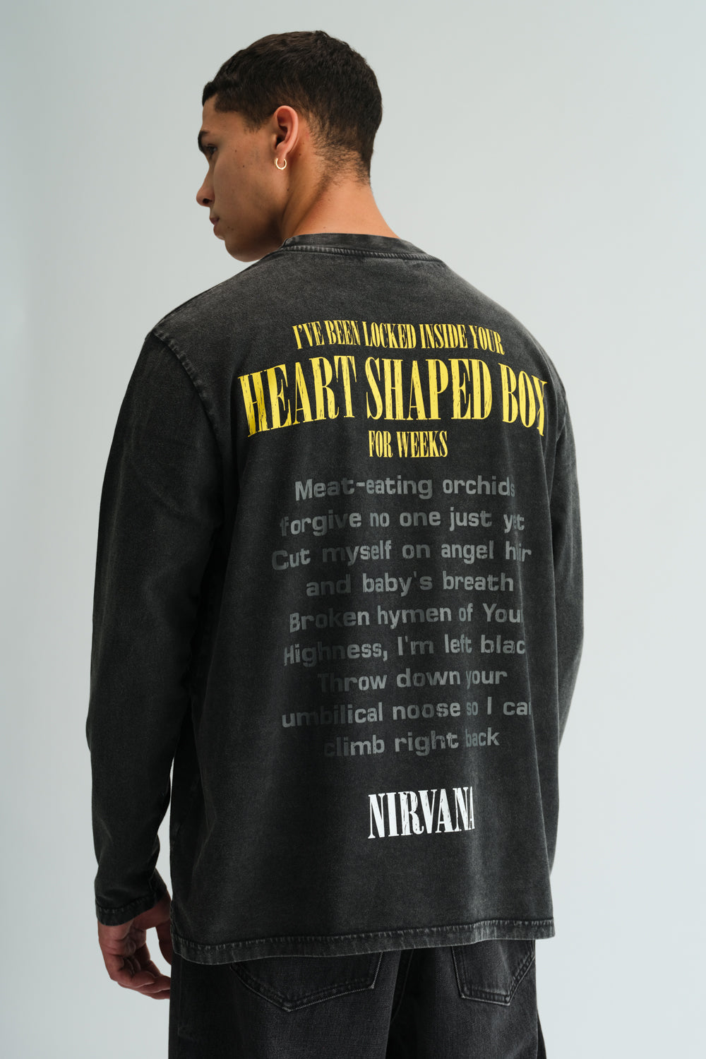 Nirvana Black Full Sleeves T-shirt - BonkersCorner